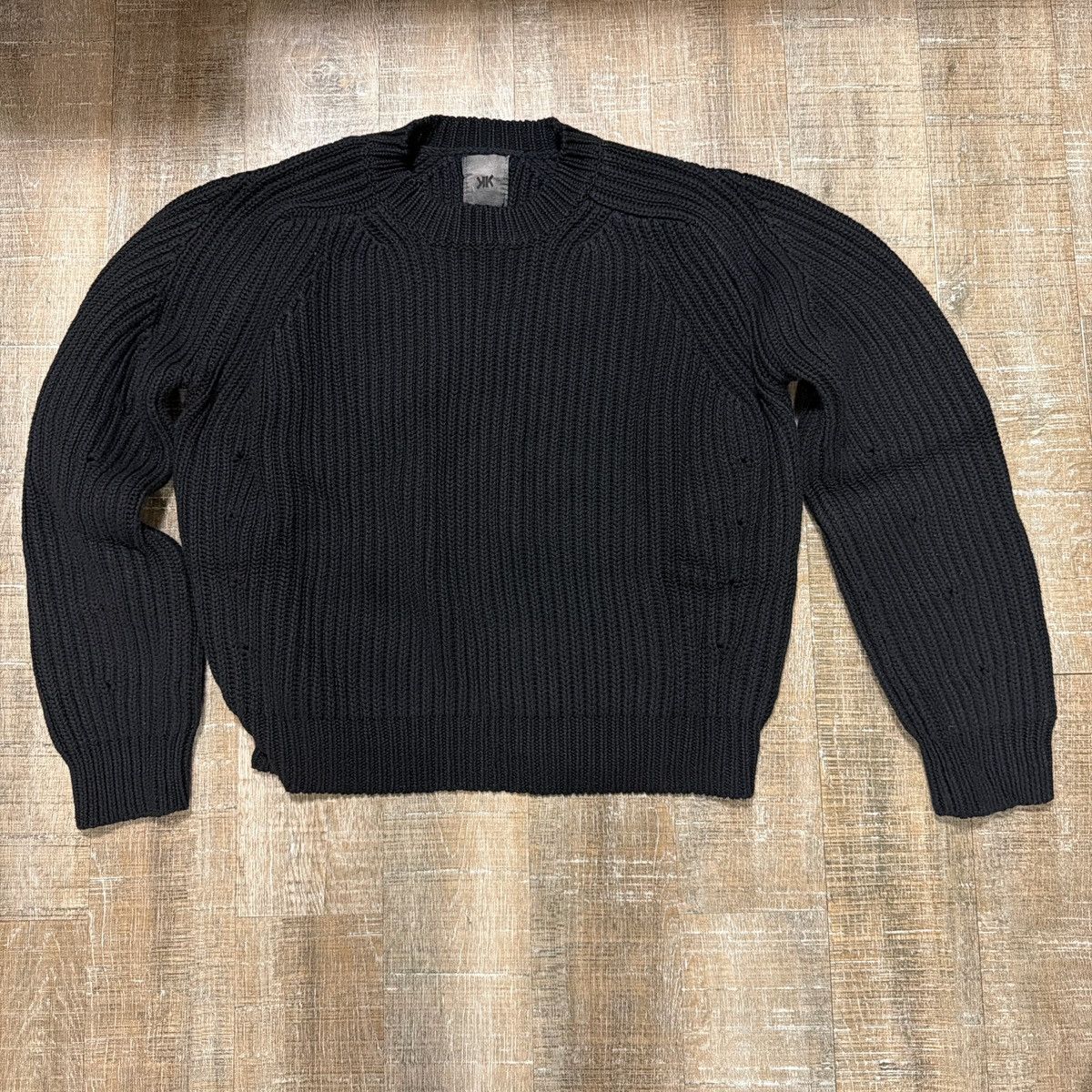 K-Two Studios Ktwo Studios black V2 Fisherman knit Size US M / EU 48-50 / 2 - 1 Thumbnail