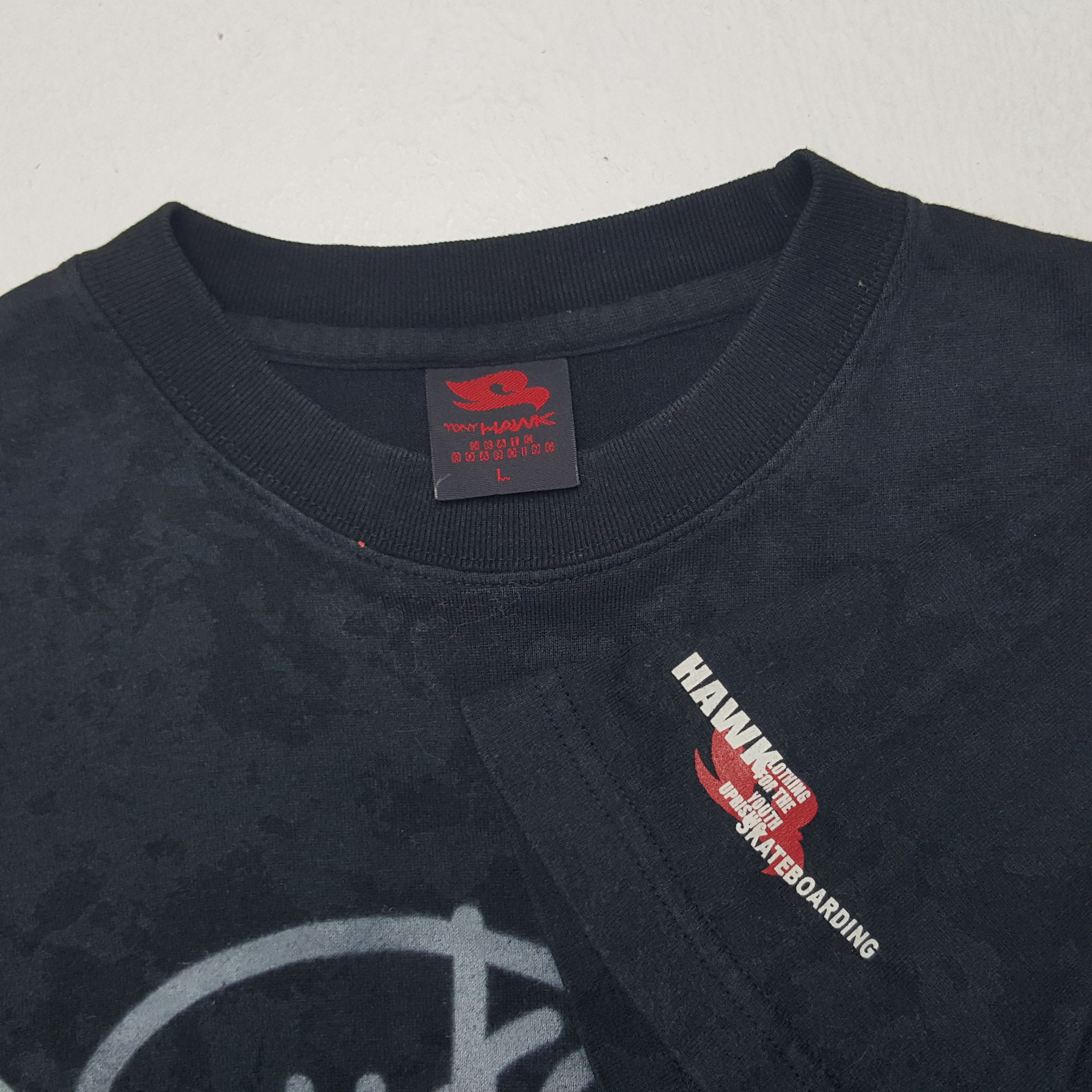 Tony Hawk × Vintage Vintage Hawk Skate American Skateboard Tshirt Size US L / EU 52-54 / 3 - 4 Thumbnail