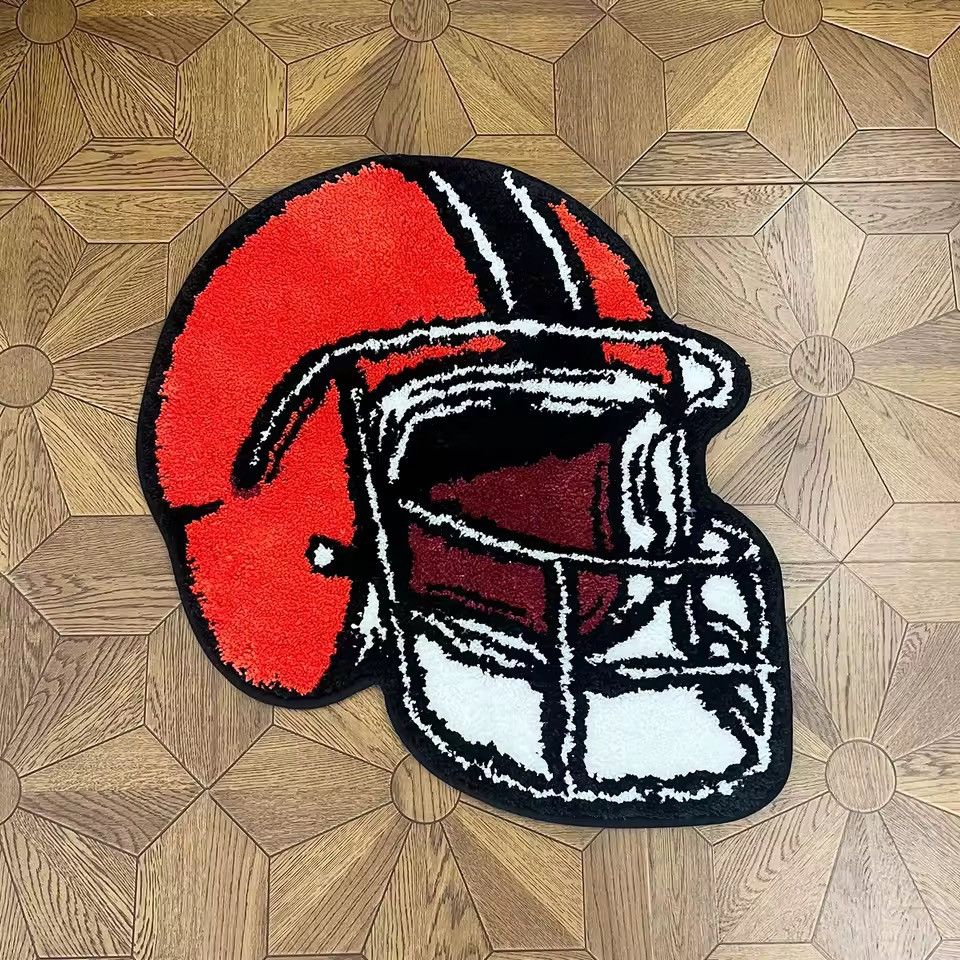 Other Handmade Custom Football Tufted Bedroom Rug Carpet Size ONE SIZE - 1 Thumbnail