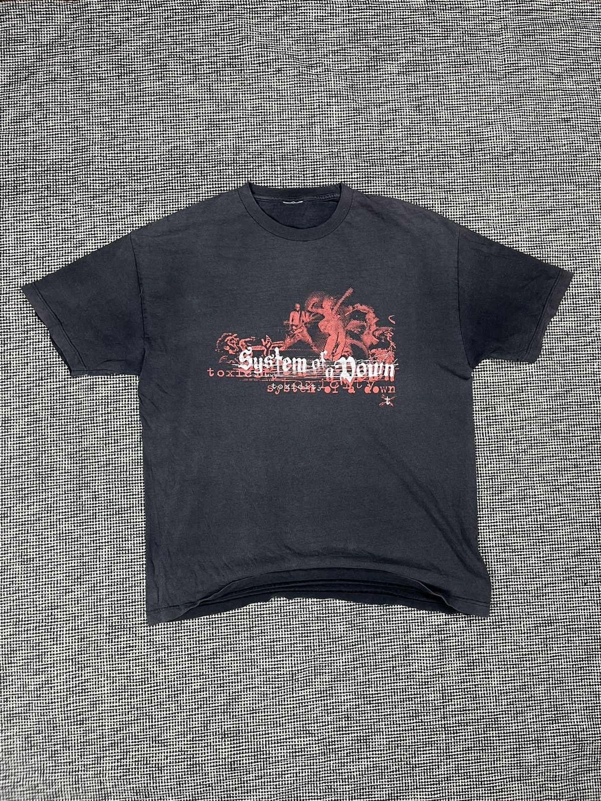 sick fade 2002 System of a Down SOAD toxicity vintage tee