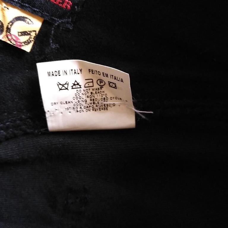 Jean Paul Gaultier Jean Paul Gaultier buckled leather saddle denim skirt Size 26" / US 2 / IT 38 - 9 Thumbnail