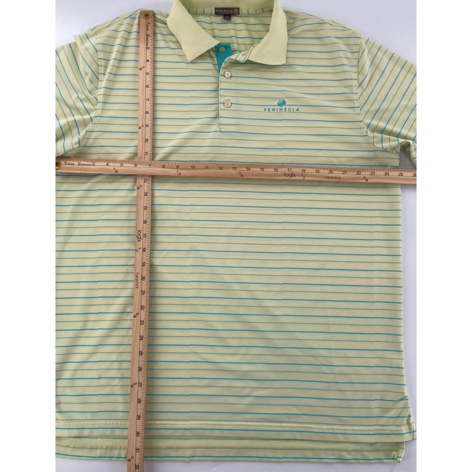 Peter Millar Peter Millar Golf Polo Shirt Stripe Peninsula Country Club Men’s Size XL Adult Extra Large Shirt Polo URL? Size US XL / EU 56 / 4 - 7 Thumbnail