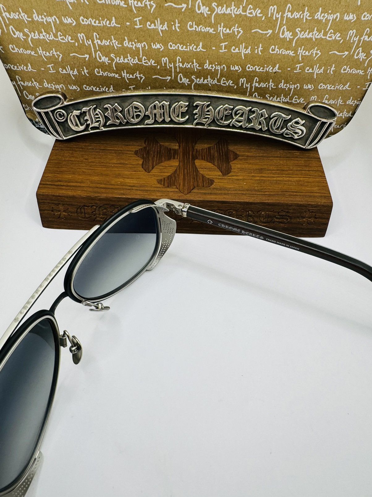 Chrome Hearts Chrome Hearts Wood Preyank Sunglasses Size ONE SIZE - 13 Thumbnail