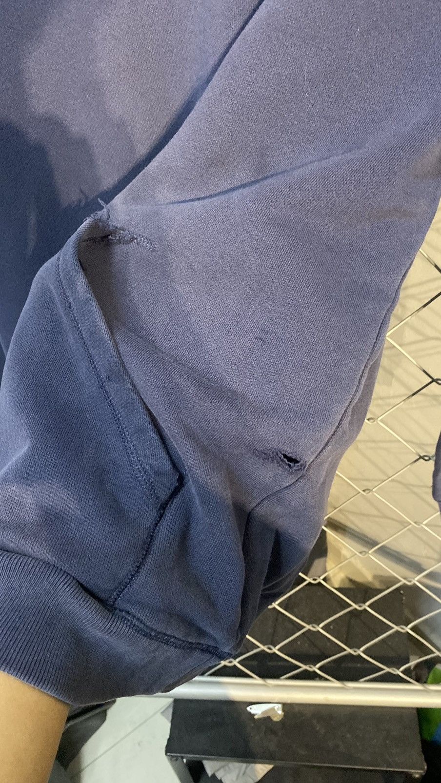 Carhartt × Vintage CARHARTT SPELLOUT HOODIE DISTRESS SMALL BOXY BLUE Size US S / EU 44-46 / 1 - 6 Thumbnail