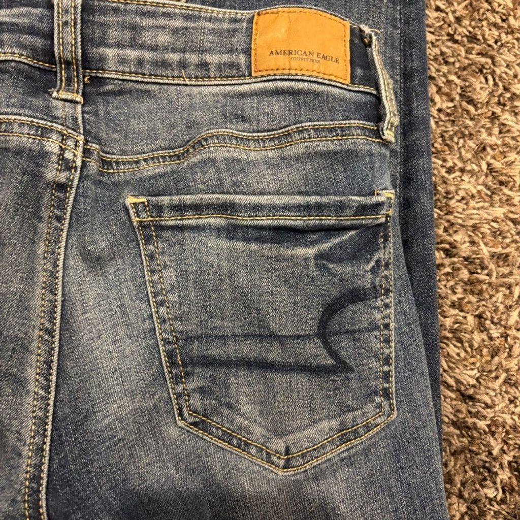 American Eagle Outfitters American Eagle Outfitters Classic Blue Jegging Jeans Size 24" / US 00 / IT 34 - 6 Thumbnail