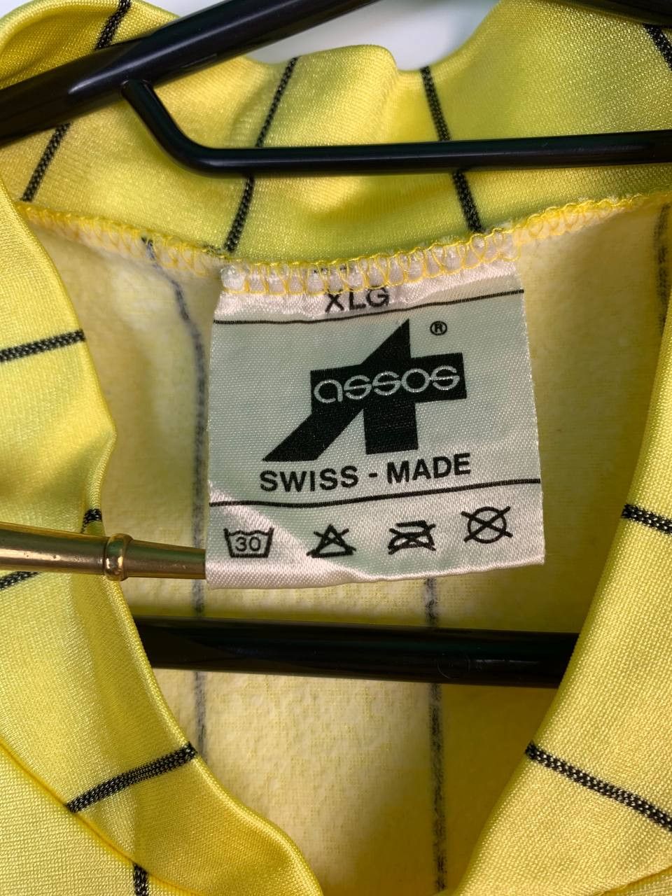 Bicycle × Vintage assos vintage cycling jersey swiss yellow Size XL Size US XL / EU 56 / 4 - 5 Thumbnail