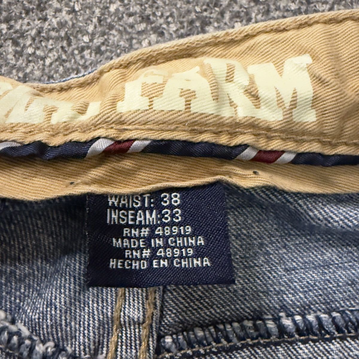 Phat Farm 🔥 Insane Y2K Baggy Denim Phat Farm Hip Hop Style Size US 38 / EU 54 - 14 Thumbnail