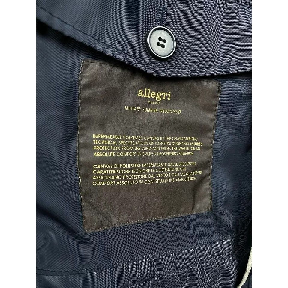 Allegri Allegri Milano Men's Blue Nylon Multipocket Field Jacket Siz Size US L / EU 52-54 / 3 - 7 Thumbnail