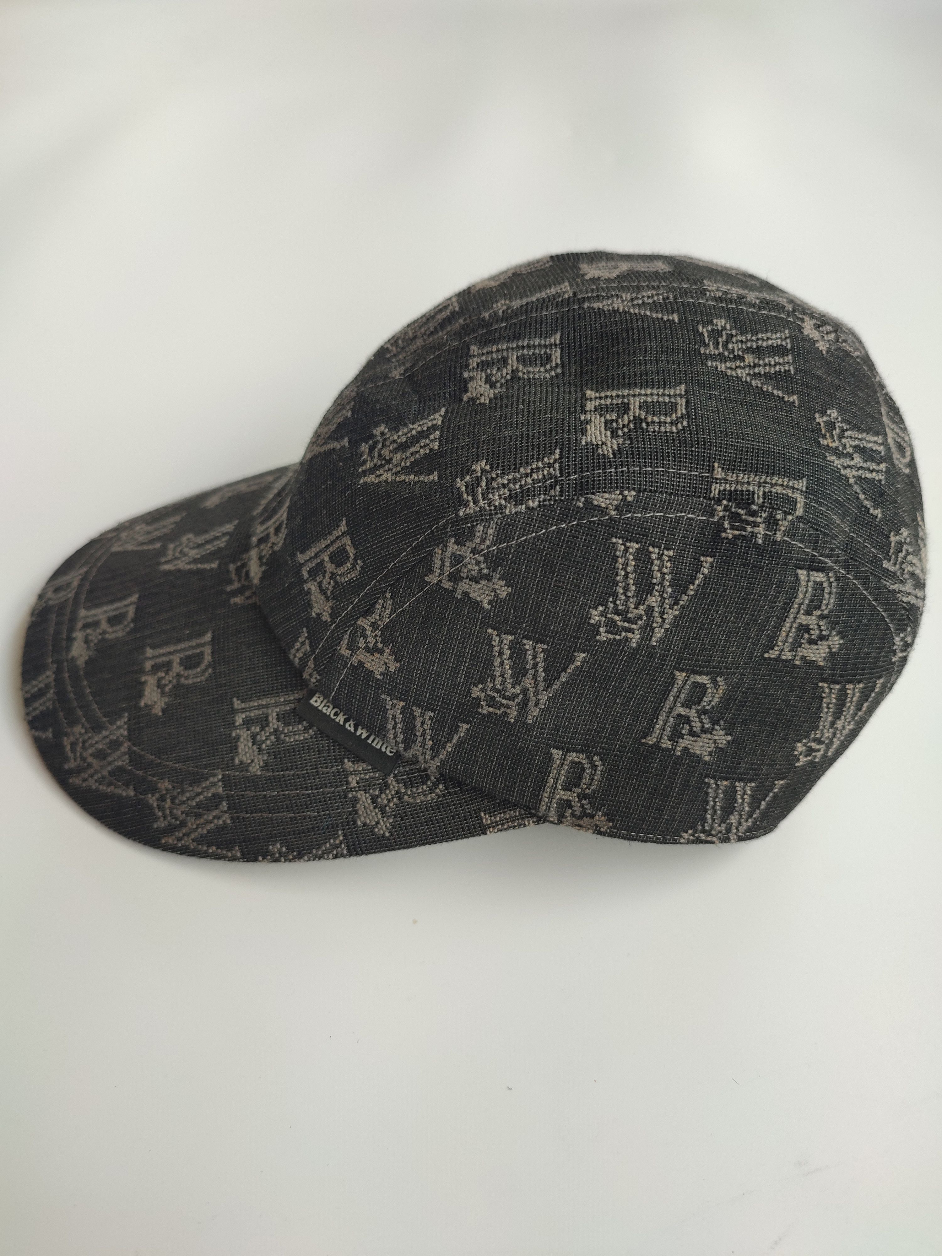 Other BLACK & WHITE FULLPRINT CAP/HAT Size ONE SIZE - 2 Thumbnail