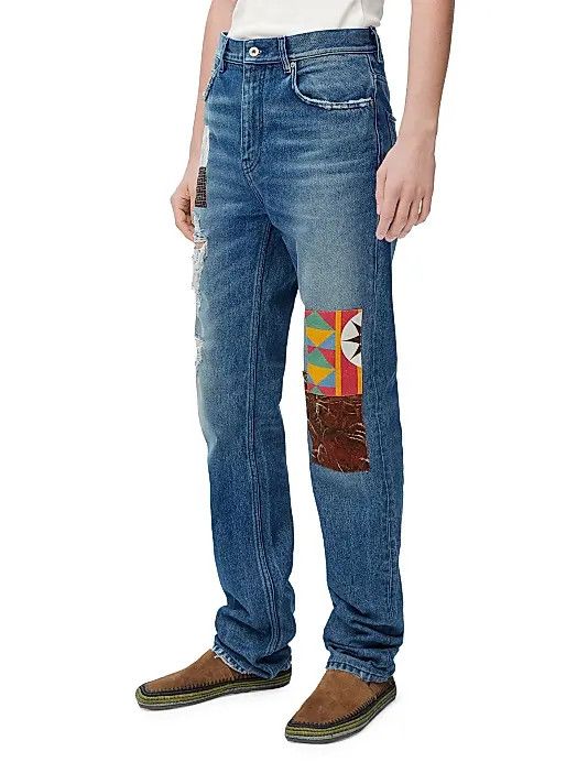 Loewe o1w1db10426 Pants in Blue Size US 42 / EU 58 - 3 Thumbnail