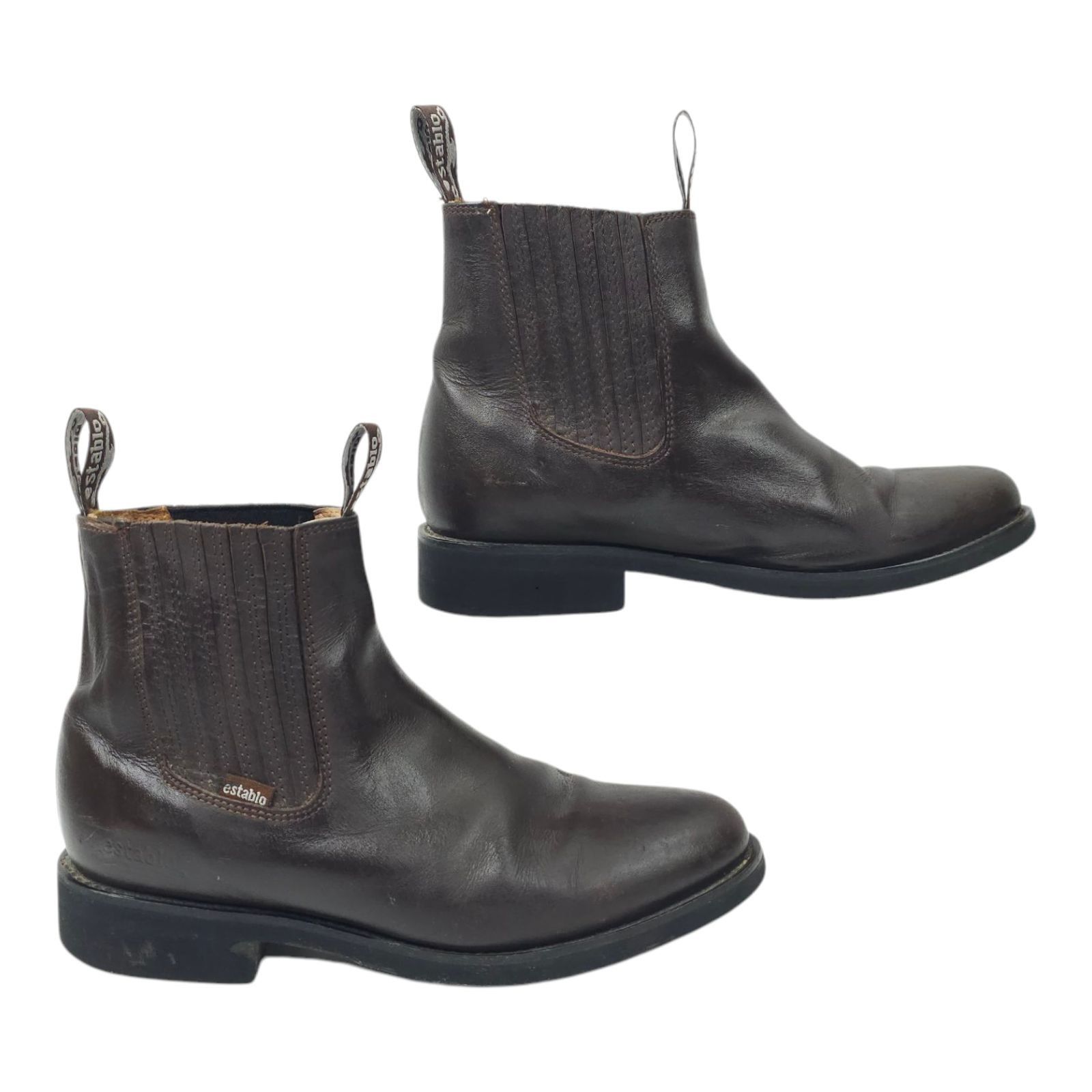 Other Establo Ankle Boot Mens Size US 8 Mex 27 EU 41 Pull On Brown Size US 8 / EU 41 - 2 Thumbnail