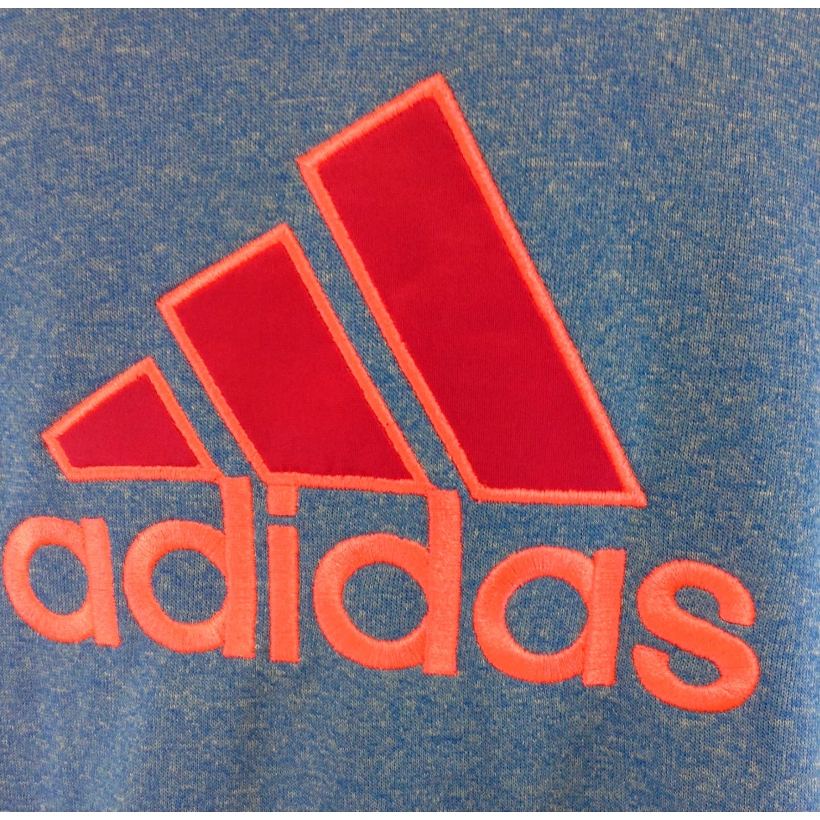 Adidas Womens Adidas Ultimate Graphic Pullover Hoodie G74898 Blue Pink Sweatshirt Hoodie S Small Blue Adidas Women's Sweatshirt Size S / US 4 / IT 40 - 2 Thumbnail