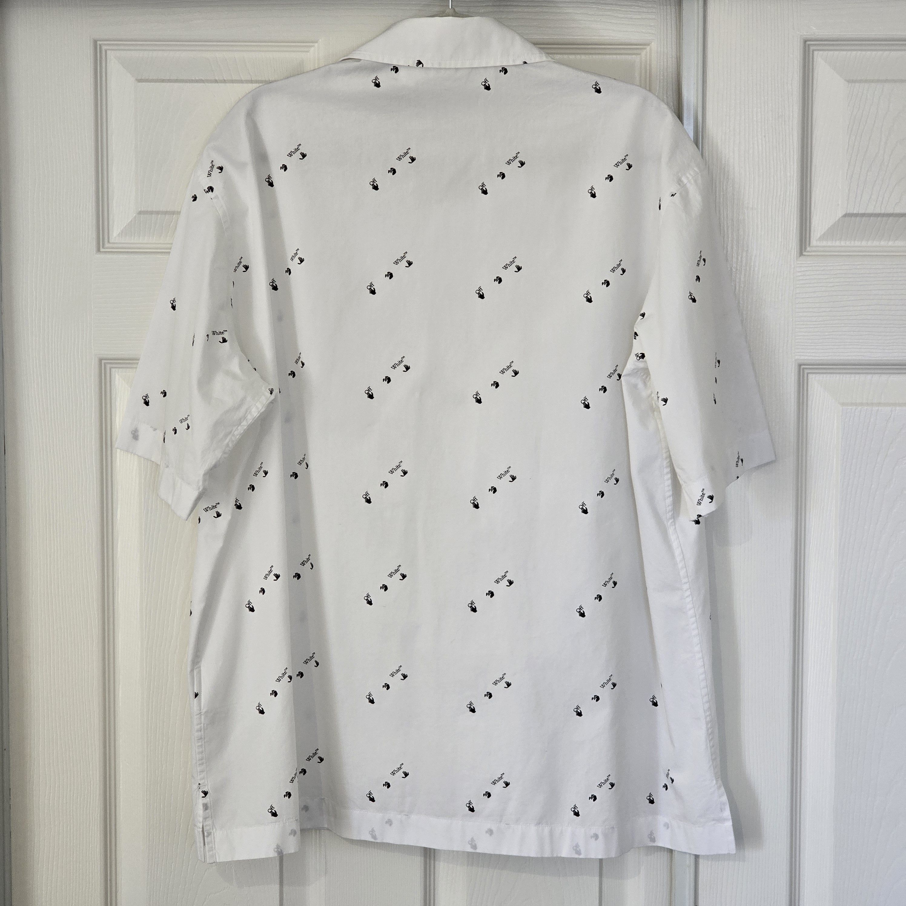 Off-White Allover print Holiday camp shirt Size US XL / EU 56 / 4 - 5 Thumbnail