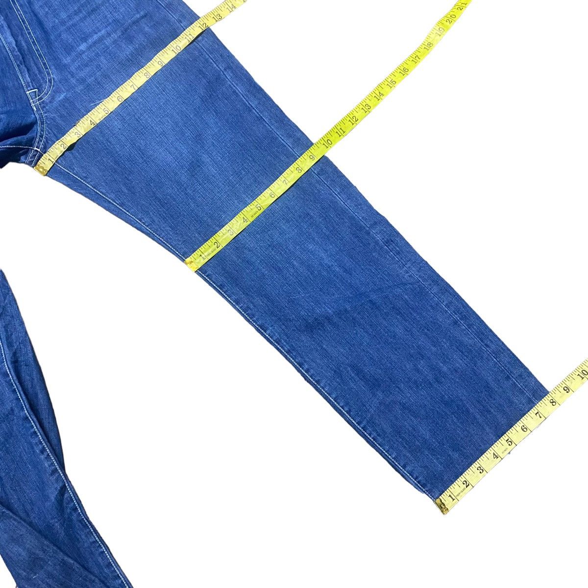 Bape Bape Denim Baggy Pants Head Logo Size 24" / US 00 / IT 34 - 18 Thumbnail