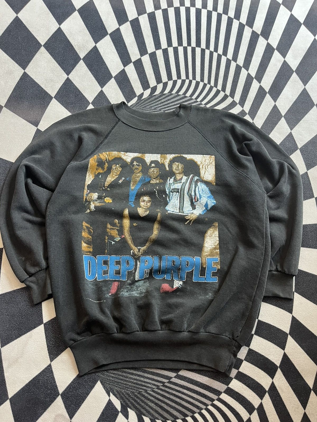 Band Tees Vtg Deep Purple The House Of Blue Light World Tour 1987’s Size US L / EU 52-54 / 3 - 1 Thumbnail