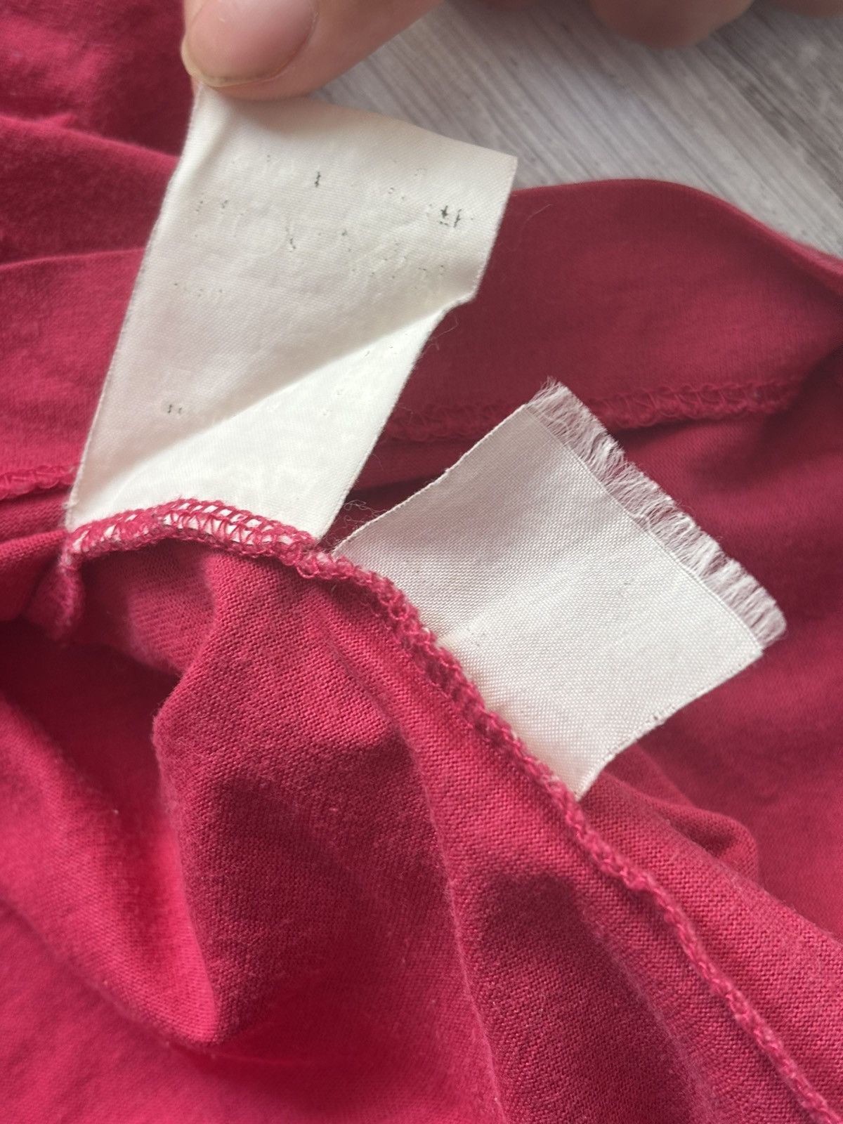 Comme des Garcons Homme Plus Comme des Garcons Homme Plus Tanaka Period Pink Tee T Shirt Size US M / EU 48-50 / 2 - 5 Thumbnail