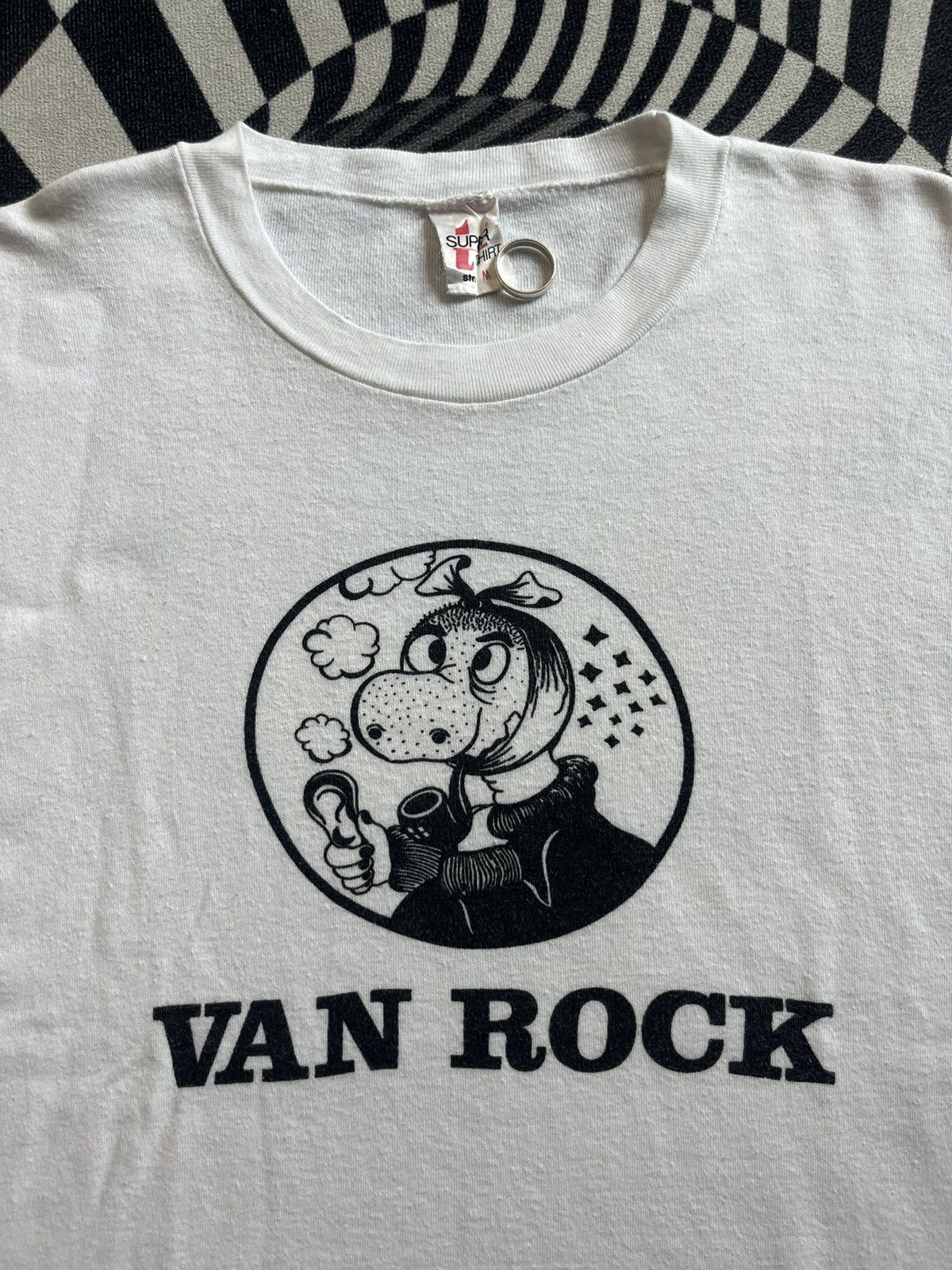 Arts & Science Vintage VAN ROCK Underground Comix 70’s-80’s parody ringer T Size US M / EU 48-50 / 2 - 5 Thumbnail