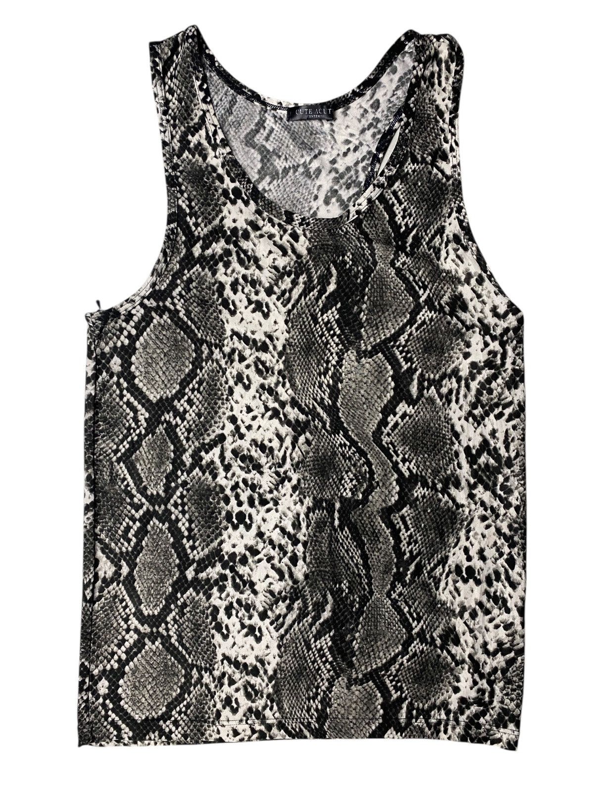 If Six Was Nine 2000's Cute Acute Snakeskin Tanktop Size US XS / EU 42 / 0 - 1 Thumbnail