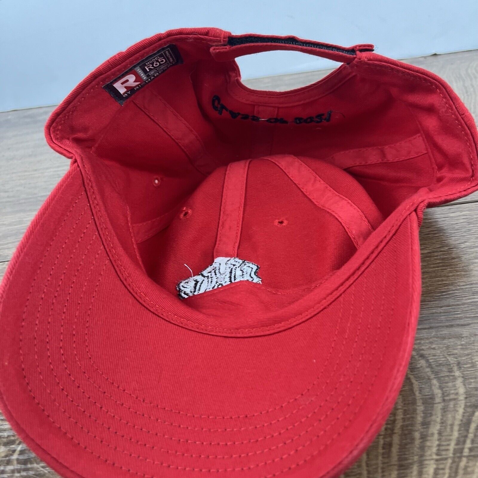 Other LHP Hat Red Cap Adjustable Hat Red Adult Fit Hat Size ONE SIZE - 16 Thumbnail