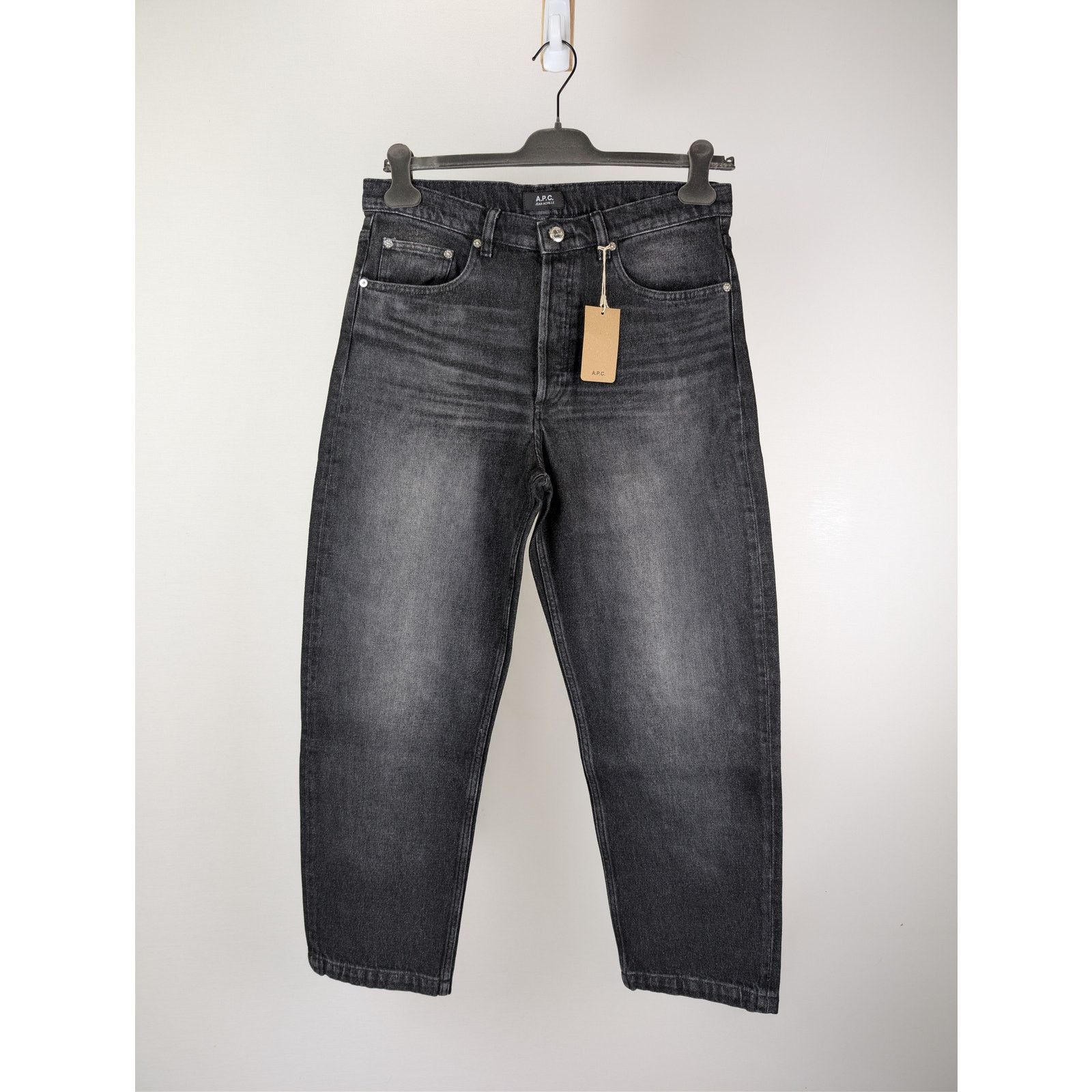 A.P.C. o1rshd1 Jean Achille Jean Faux in Noir Size US 32 / EU 48 - 9 Thumbnail