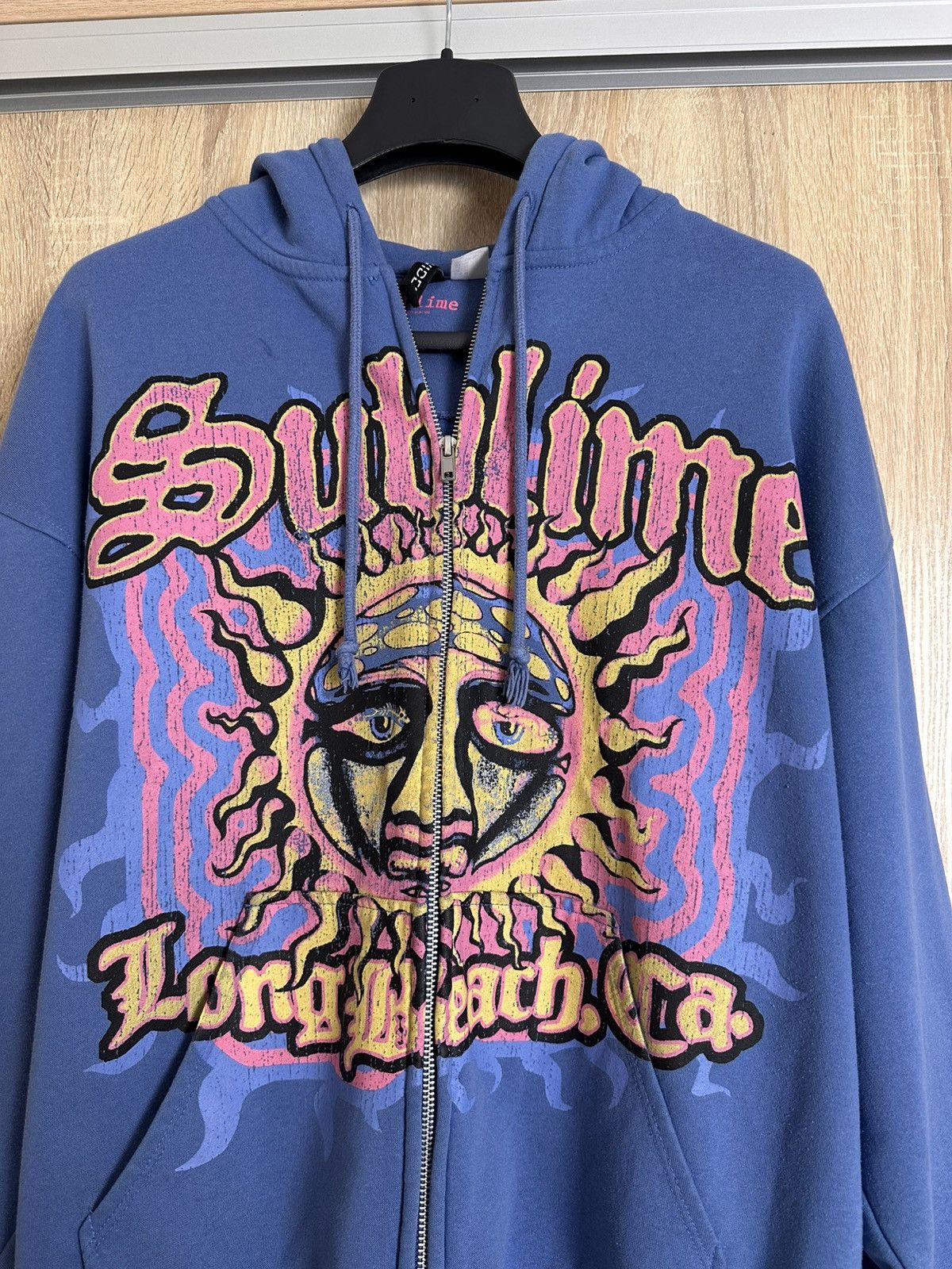 Sublime 🔥 Sublime Y2K Boxy Zip Graphic Punk Hip Hop Band Hoodie Rock Size US M / EU 48-50 / 2 - 8 Thumbnail