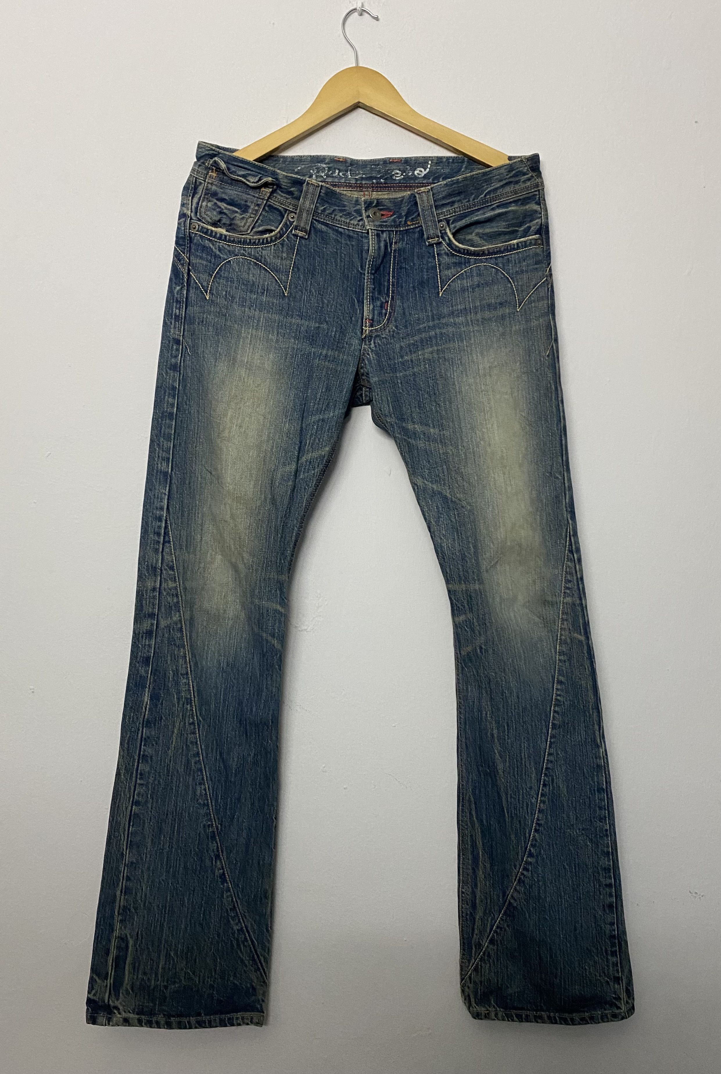 Edwin Vtg Edwin Blue Trip Mudwash Bootcut Denim Jeans 34x33 | Grailed