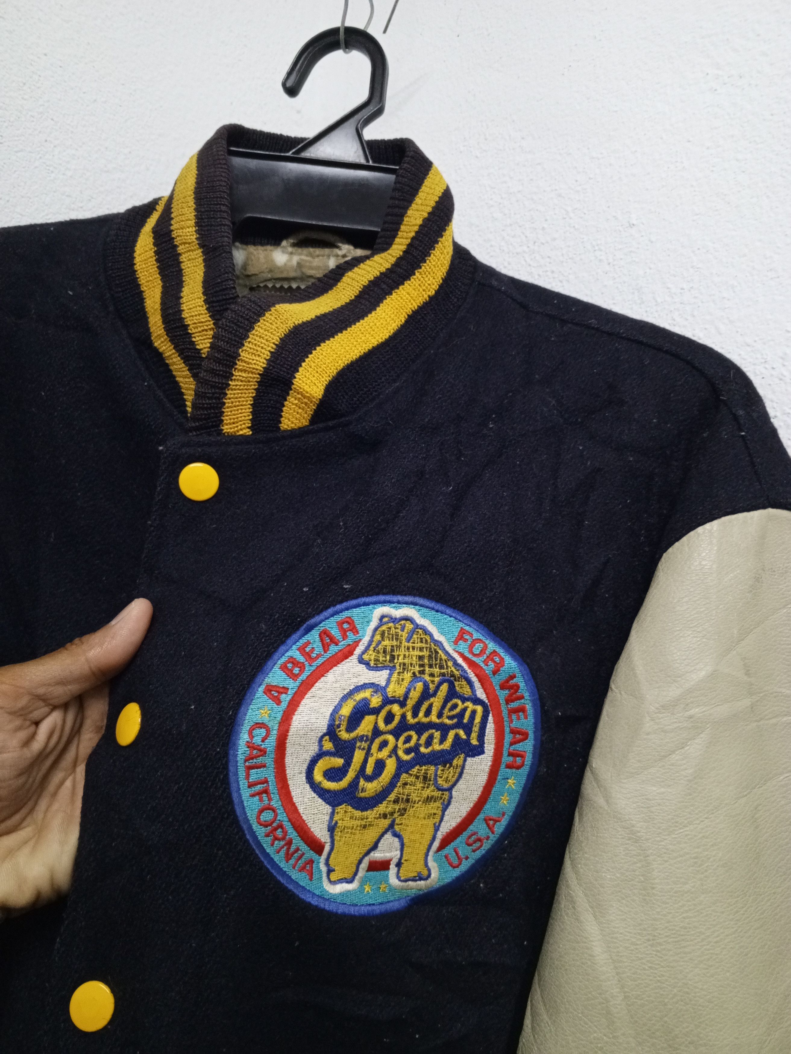 Golden Bear × Vintage Golden bear big logo vtg varsity jacket Size US L / EU 52-54 / 3 - 1 Thumbnail