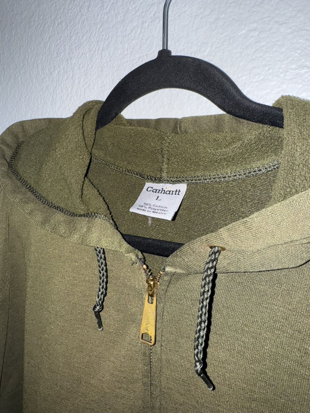 Carhartt Vintage Carharrt Zipup Hoodie Jacket Size US L / EU 52-54 / 3 - 3 Thumbnail