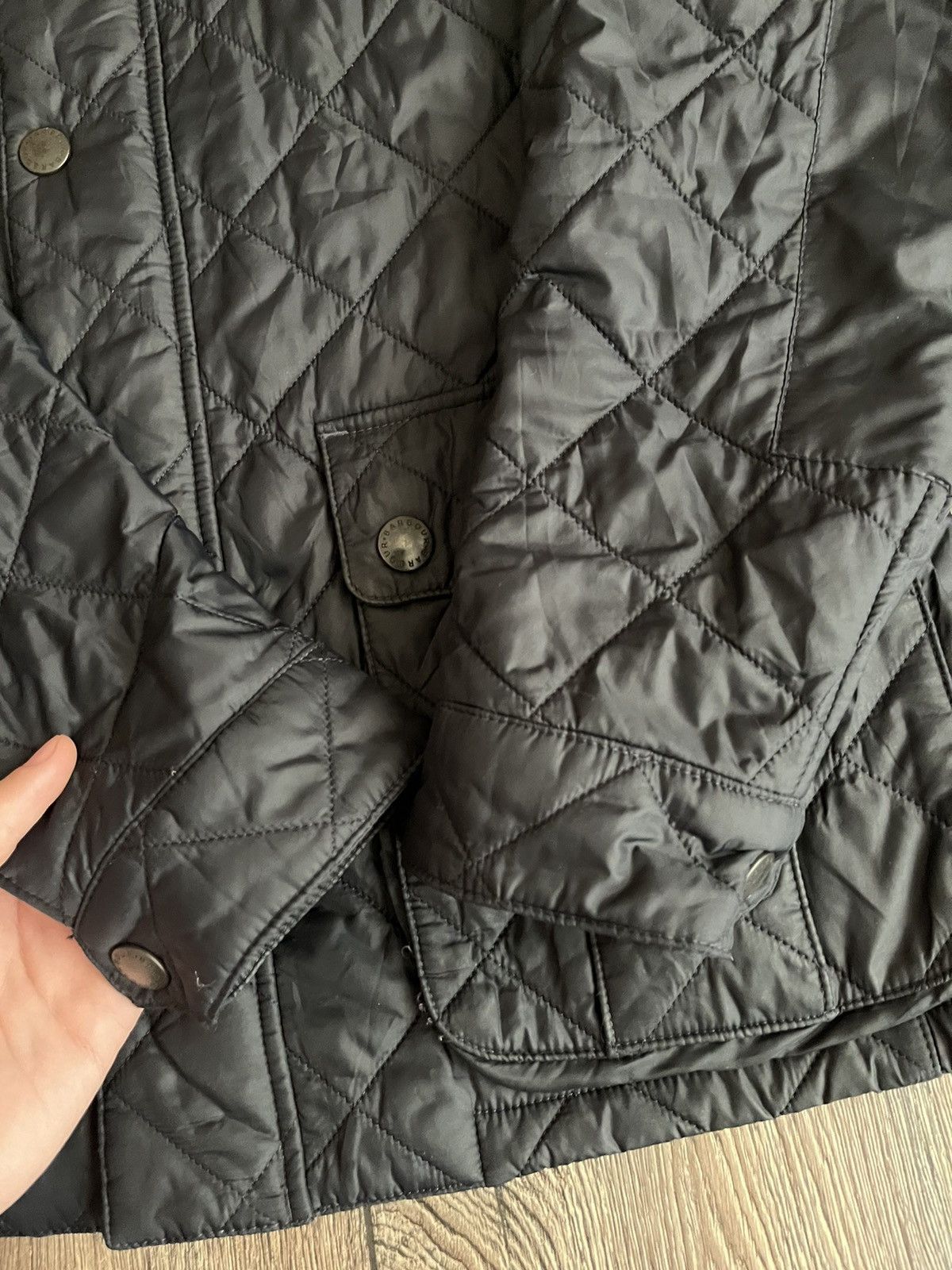 Barbour Barbour Steve McQueen Jeffries Navy Quilted USA Logo Jacket Size US M / EU 48-50 / 2 - 11 Thumbnail