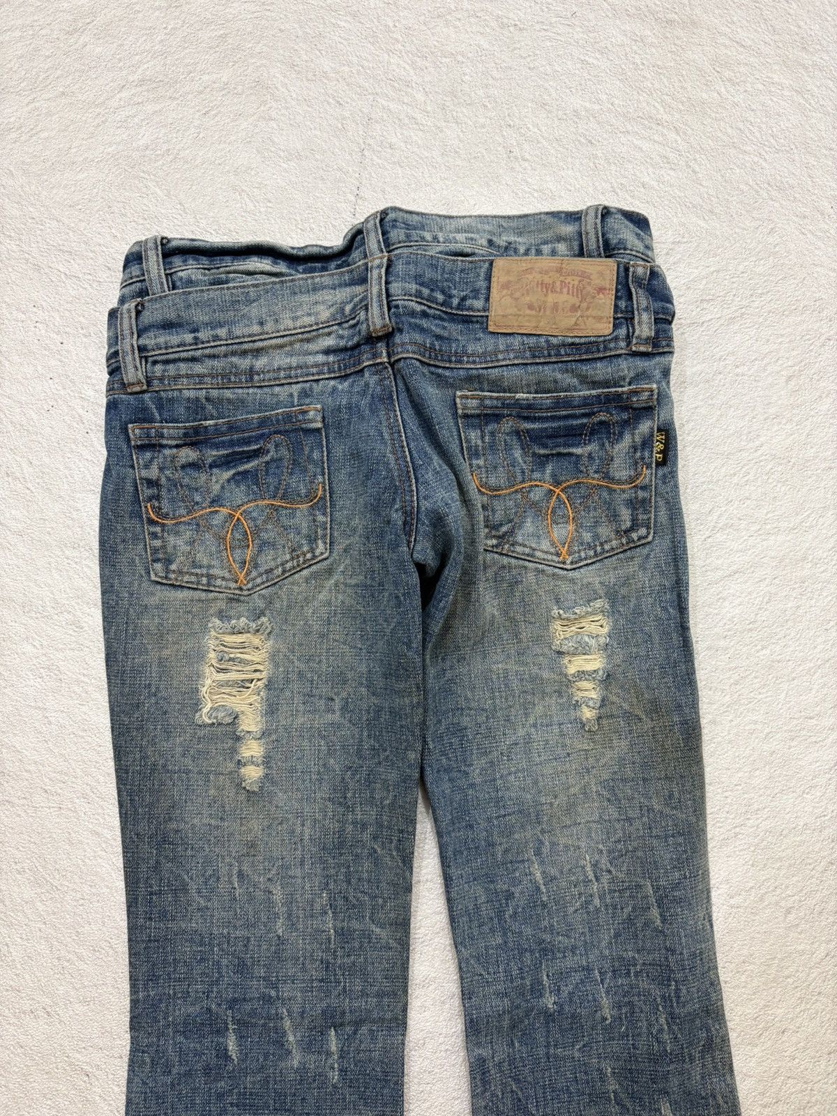 Hysteric Glamour 2000s vintage japan double waist denim y2k style Size 29" - 5 Thumbnail