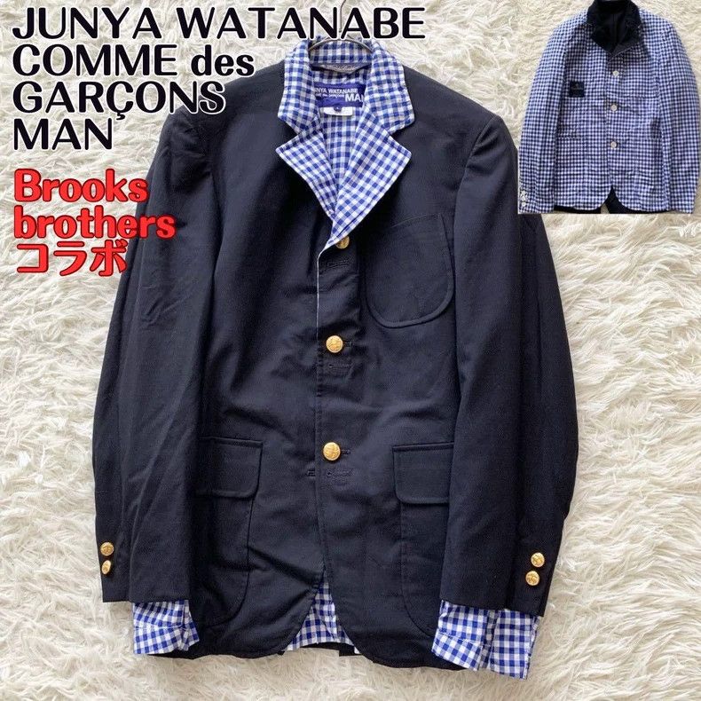 Junya Watanabe Junya Watanabe Custom-made jacket double-sided navy blue Size US S / EU 44-46 / 1 - 1 Thumbnail