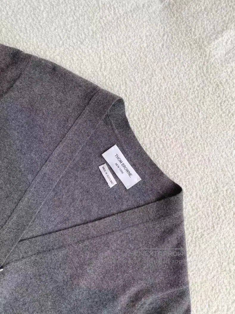 Thom Browne Thom Browne Cashmere short-sleeve cardigan Size S / US 4 / IT 40 - 3 Thumbnail