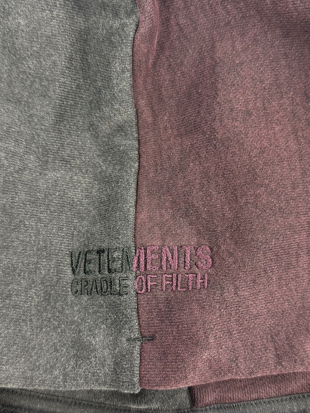 Vetements x CRADLE OF FILTH OVERSIZED PANELLED ZIP HOODIE Size US XL / EU 56 / 4 - 4 Thumbnail