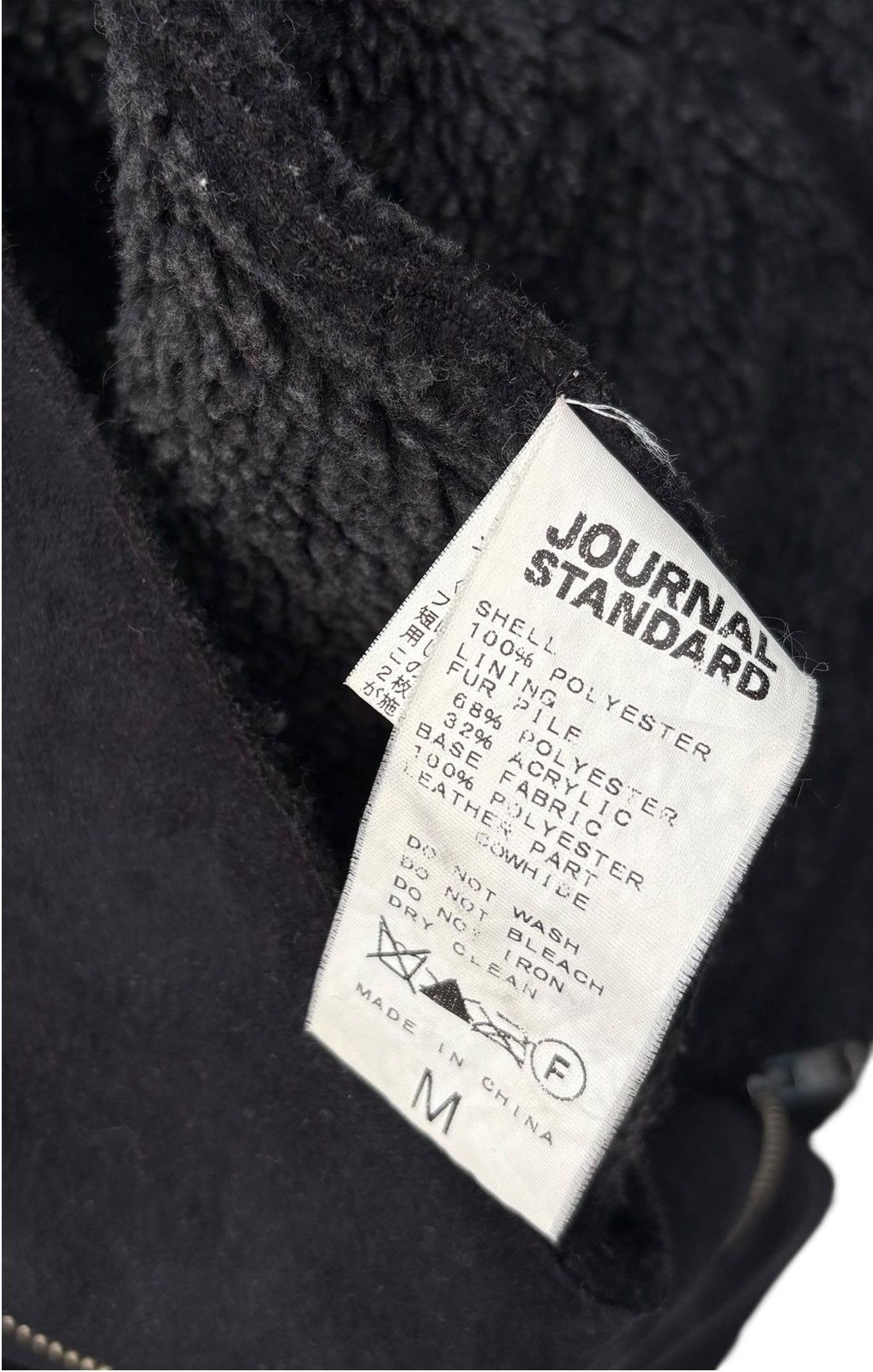 Journal Standard Journal Standard Double Collar Sherpa Lining Biker Jacket Size US S / EU 44-46 / 1 - 8 Thumbnail