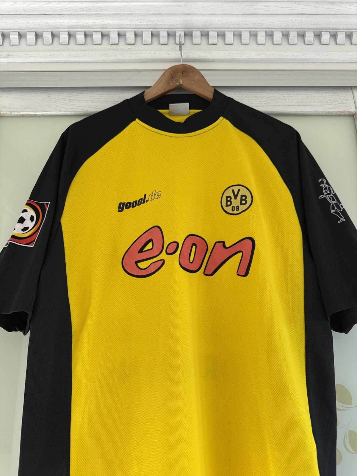 Vintage Amoroso #22 Borussia Dortmund 2001-2002 Home Soccer Jersey Size US XL / EU 56 / 4 - 8 Thumbnail