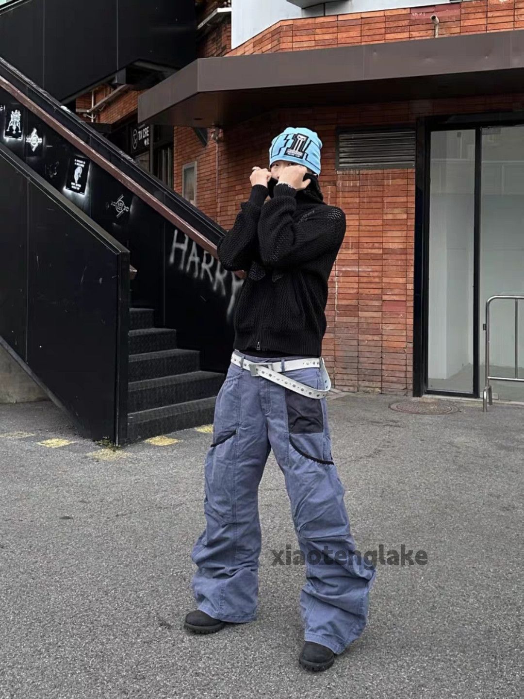 Vintage Ltx vintage loose baggy skate hiphop flared cargo pants Size US 32 / EU 48 - 2 Thumbnail