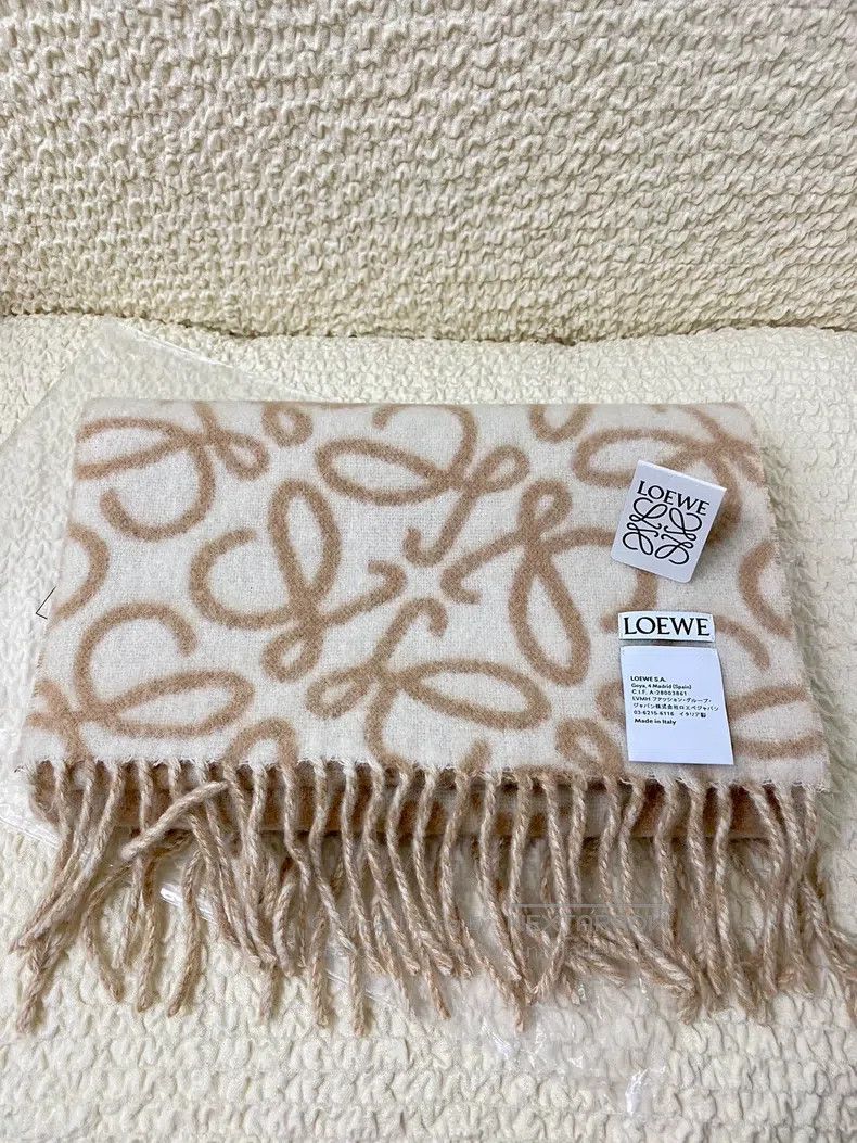 Loewe Loewe Frost resistant wool scarf Size ONE SIZE - 1 Thumbnail