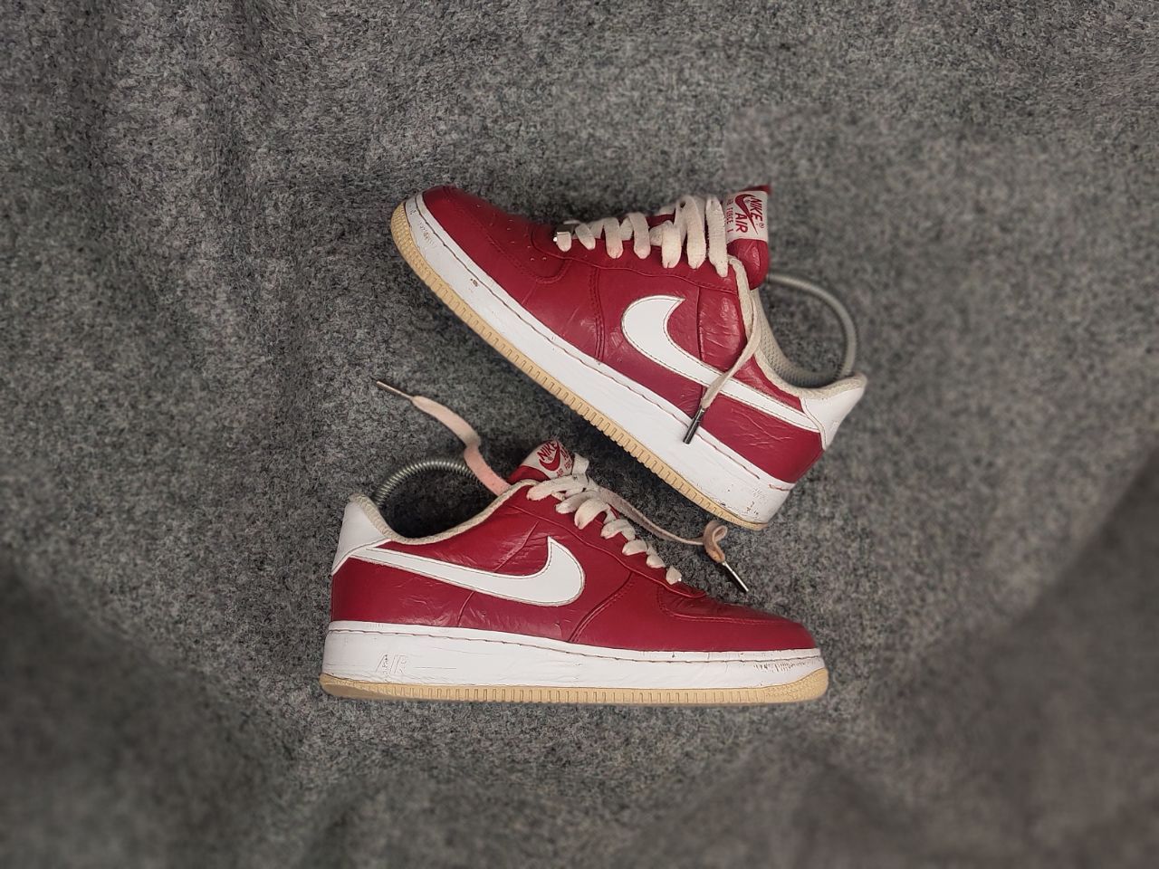 Nike Vintage Nike Air Force Slam Jam Varsity red Supreme sneakers Size US 7 / EU 40 - 2 Thumbnail