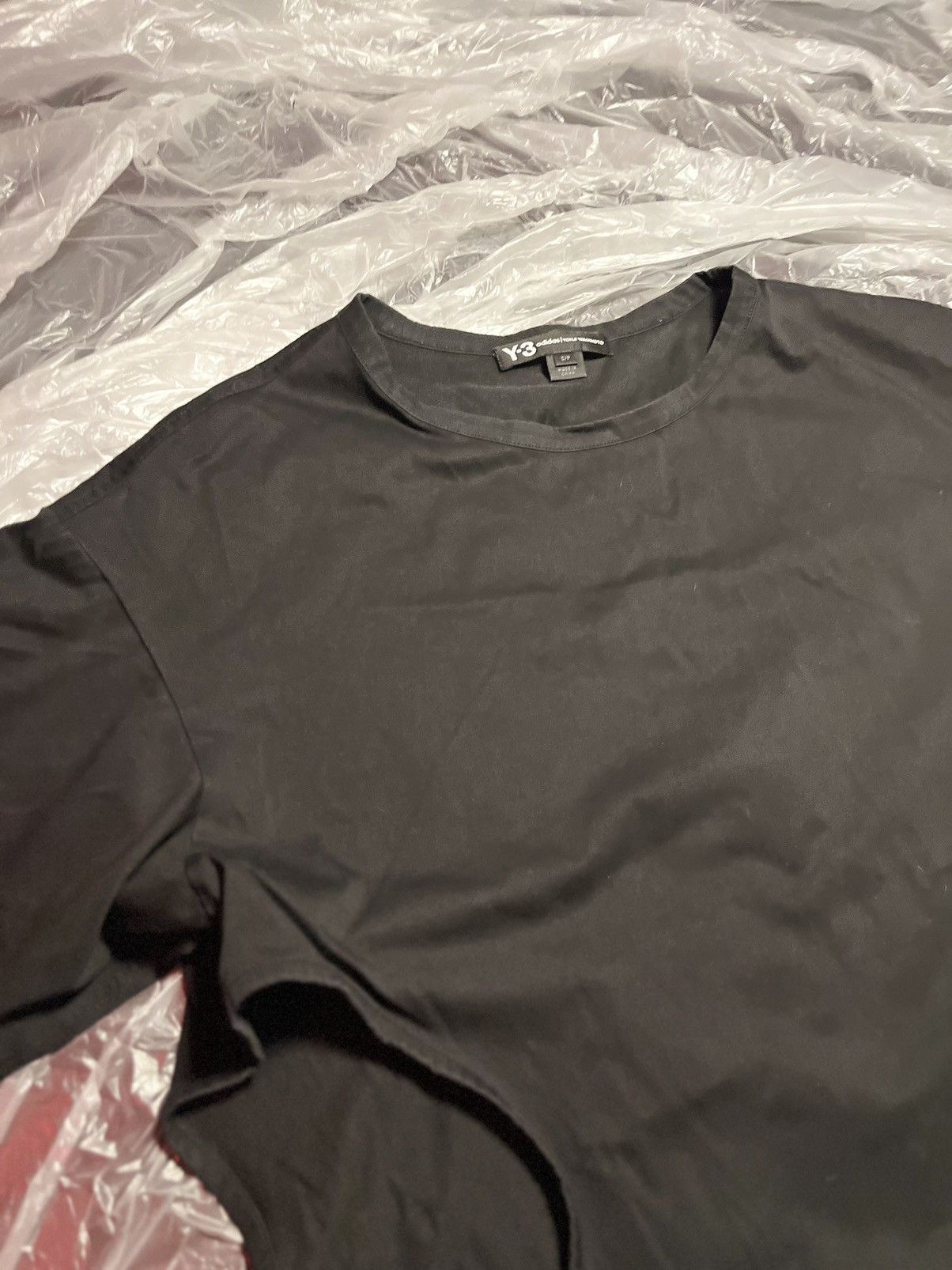Y-3 Y-3 Yohji Yamamoto x Adidas Cut-Out Tee (2010s-Present) Size US L / EU 52-54 / 3 - 3 Thumbnail