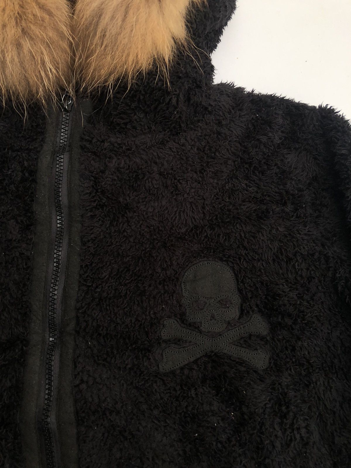 If Six Was Nine Japan Faux Fur Hoodie Dark Skull Rock Punk Ifsix Style Size US L / EU 52-54 / 3 - 7 Thumbnail
