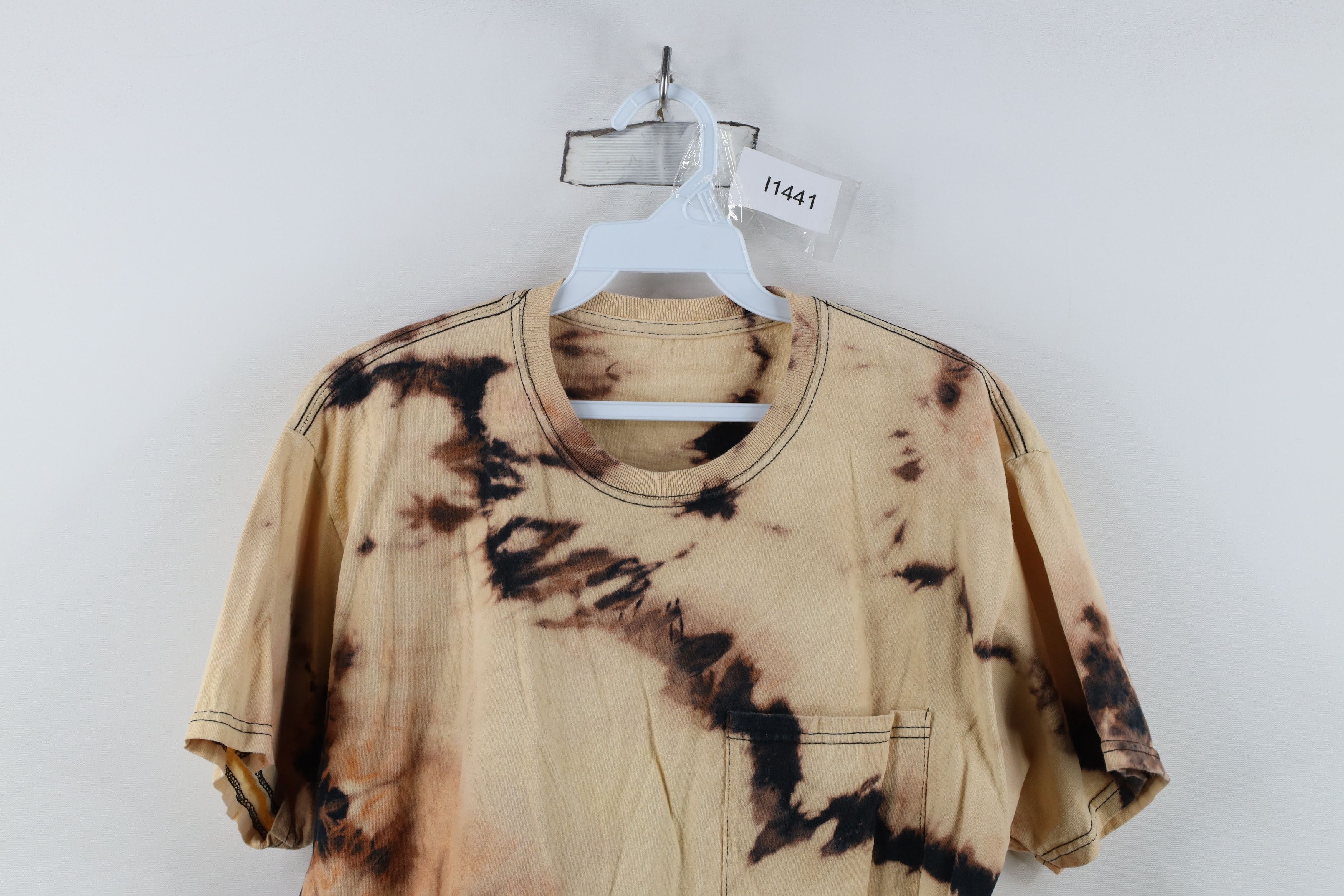 Vintage Vintage 90s Y2K Streetwear Wash Short Sleeve Pocket T-Shirt Size US M / EU 48-50 / 2 - 2 Thumbnail