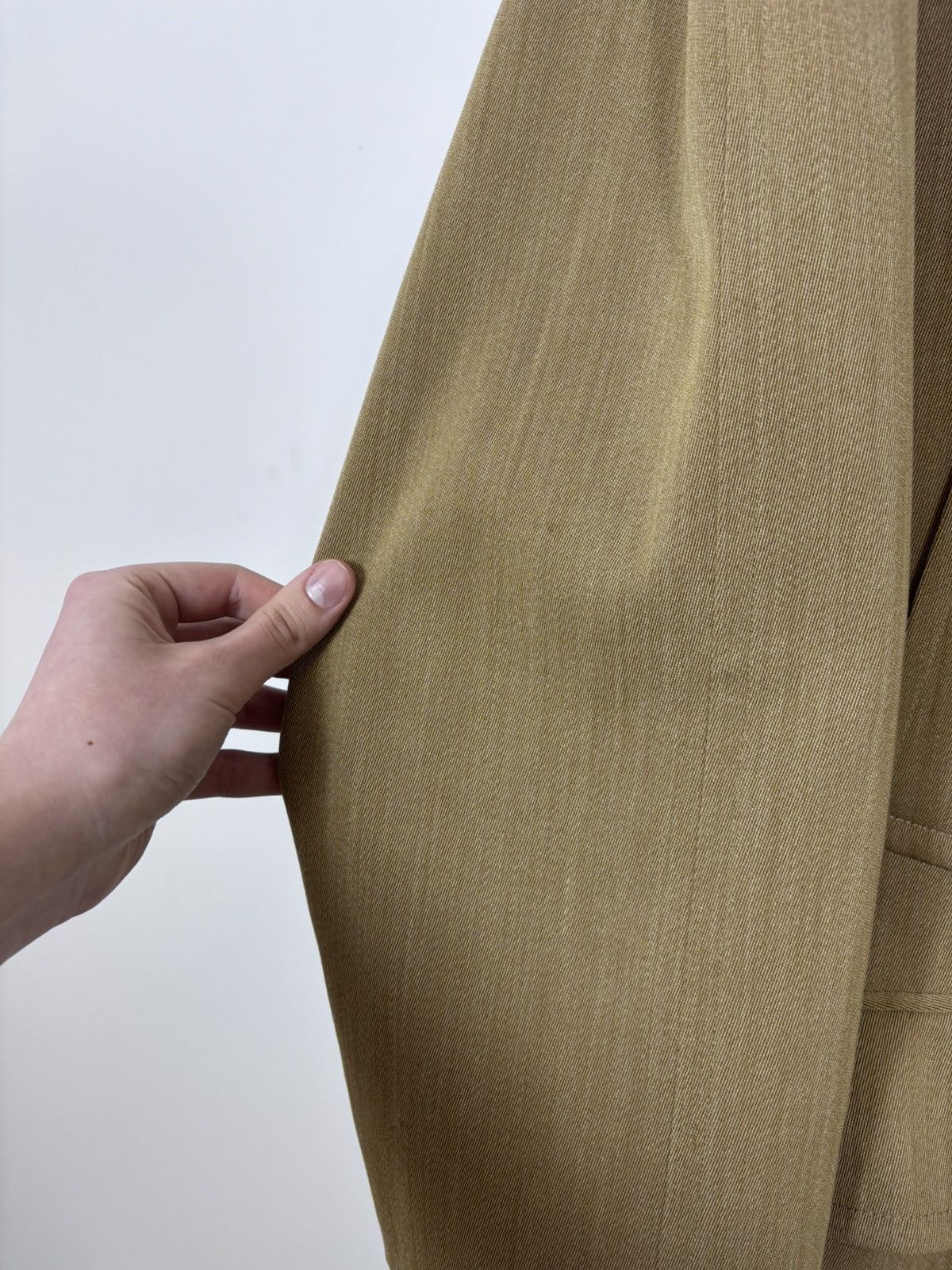Loro Piana Loro Piana Vintage Men’s Mustard Brown Wool Car Coat Size US L / EU 52-54 / 3 - 7 Thumbnail