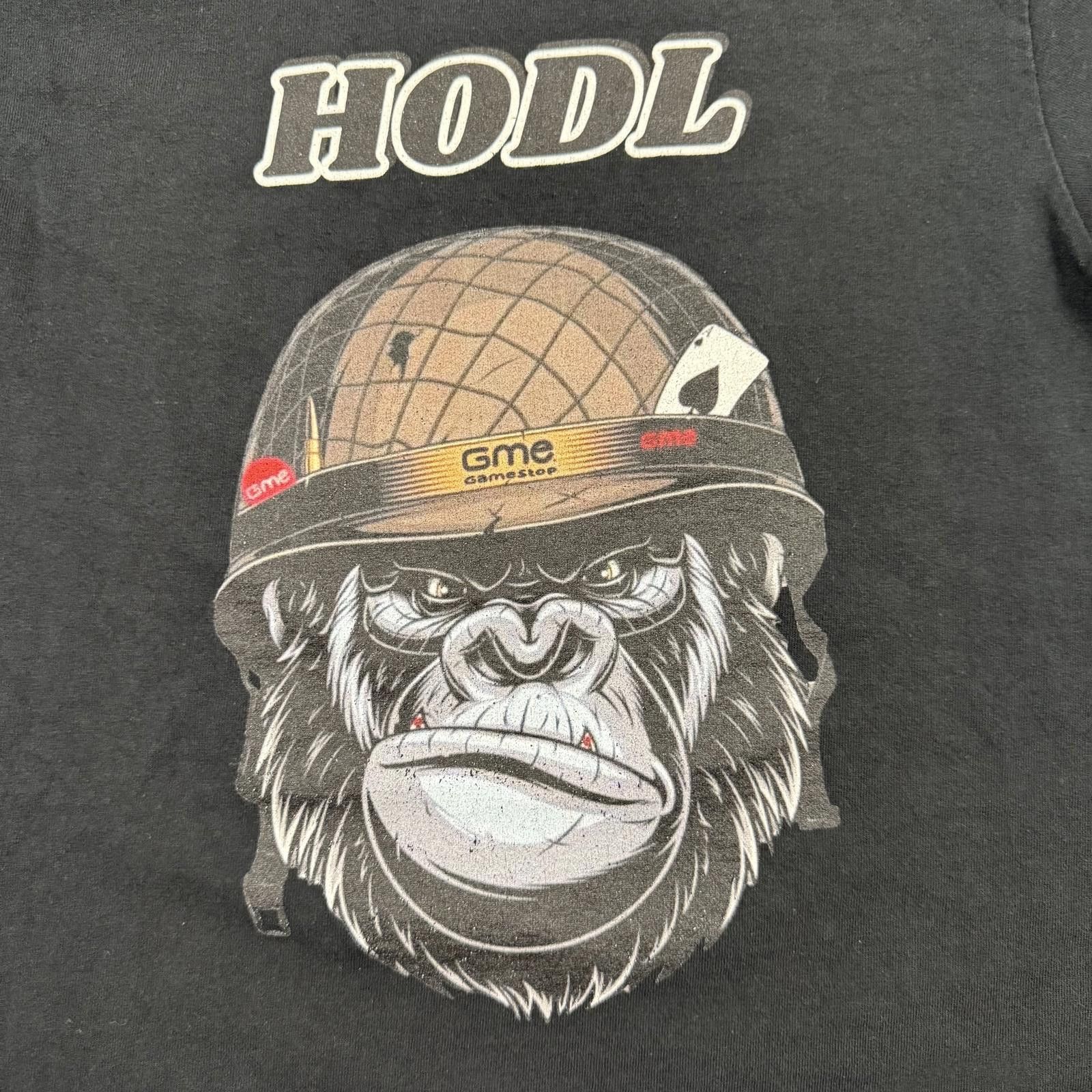 Gildan GME Gamestop HODL Gorilla T-Shirt Rare - S Size US S / EU 44-46 / 1 - 2 Thumbnail