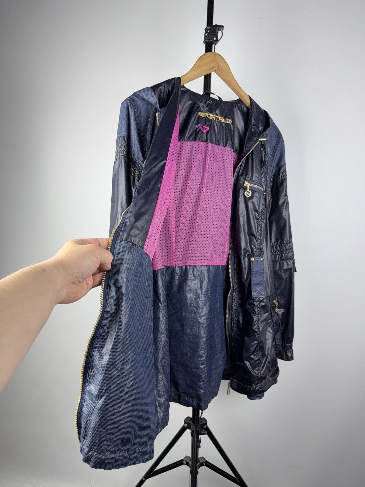 Sportalm Kitzbuhel × Vintage Sportalm Y2K Shiny Tech Jacket | Austria Vintage Streetwear Size L / US 10 / IT 46 - 6 Thumbnail