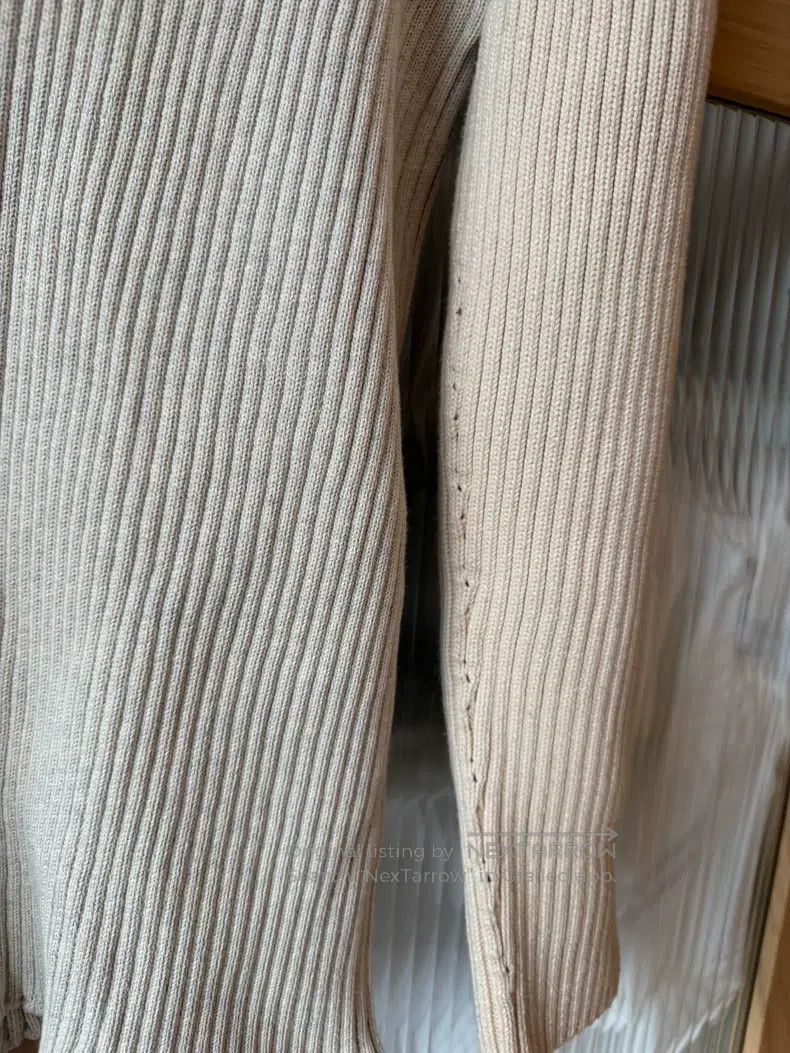 The Row The Row Beige two-tone patchwork turtleneck sweater Size S / US 4 / IT 40 - 3 Thumbnail