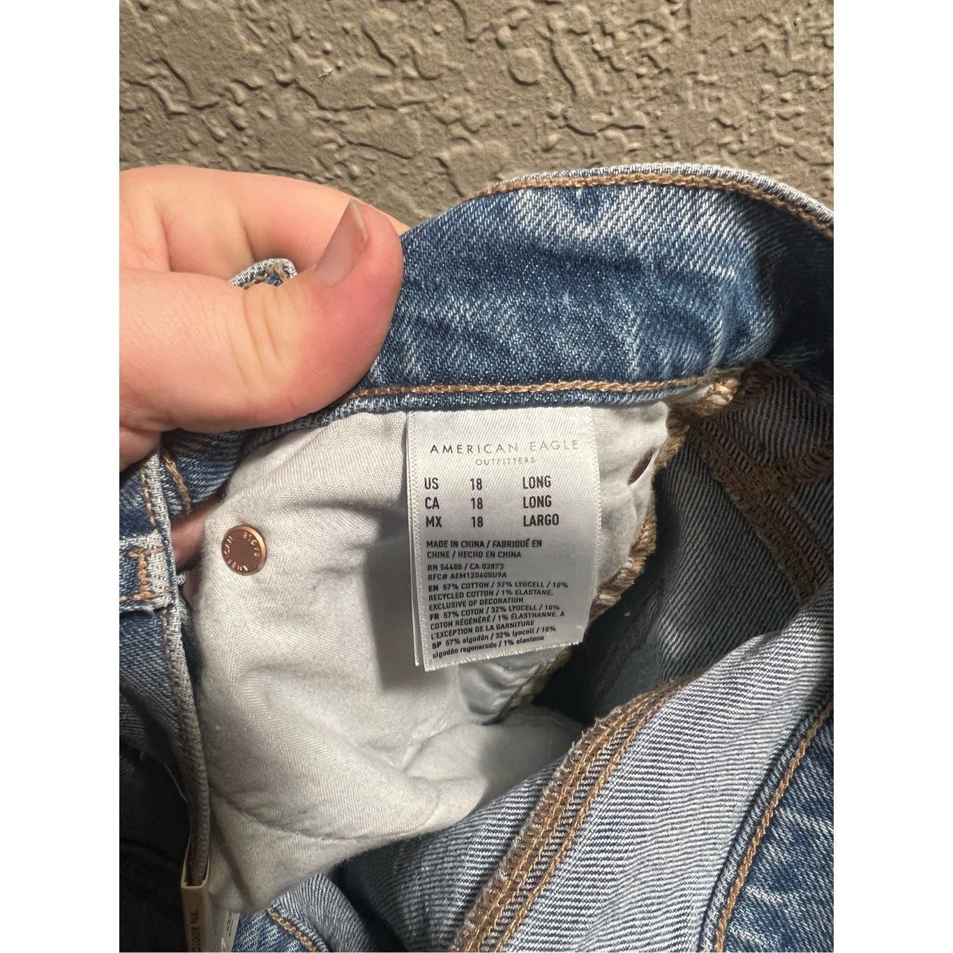 American Eagle Outfitters American Eagle 90’s Bootcut Stretch Jeans Woman’s Size 18 Lo Size 40" / US 18 - 13 Thumbnail