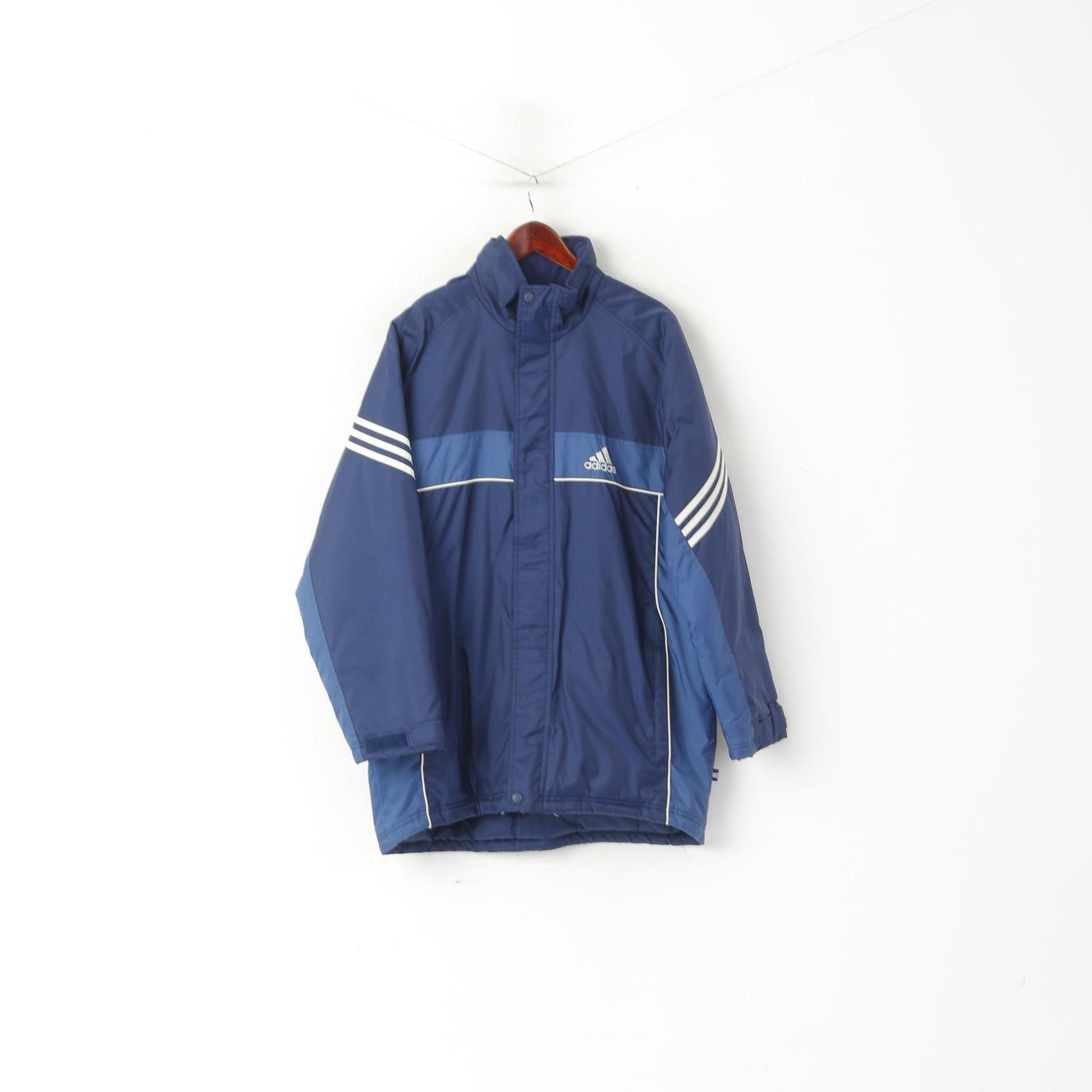Adidas Adidas Men M 174 Jacket Blue Vintage 1087 Size US M / EU 48-50 / 2 - 2 Thumbnail