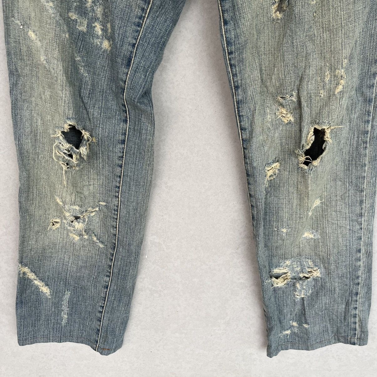 Other vintage DG Blue Jeans Denim Pullover Jumper Size S W17 L29 Size US 26 / EU 42 - 6 Thumbnail