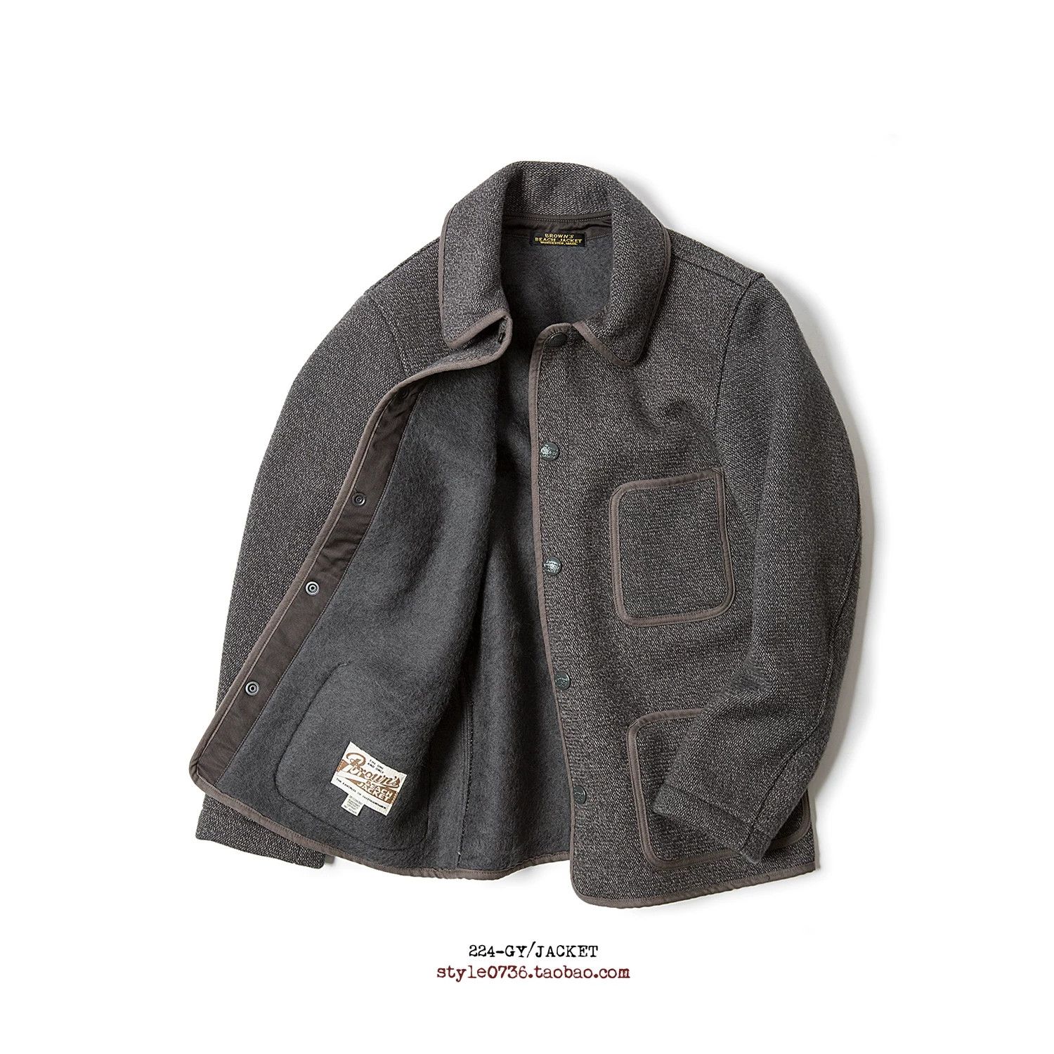 Red Clouds Collective BROWN'S BEACH JKT Size US XS / EU 42 / 0 - 1 Thumbnail