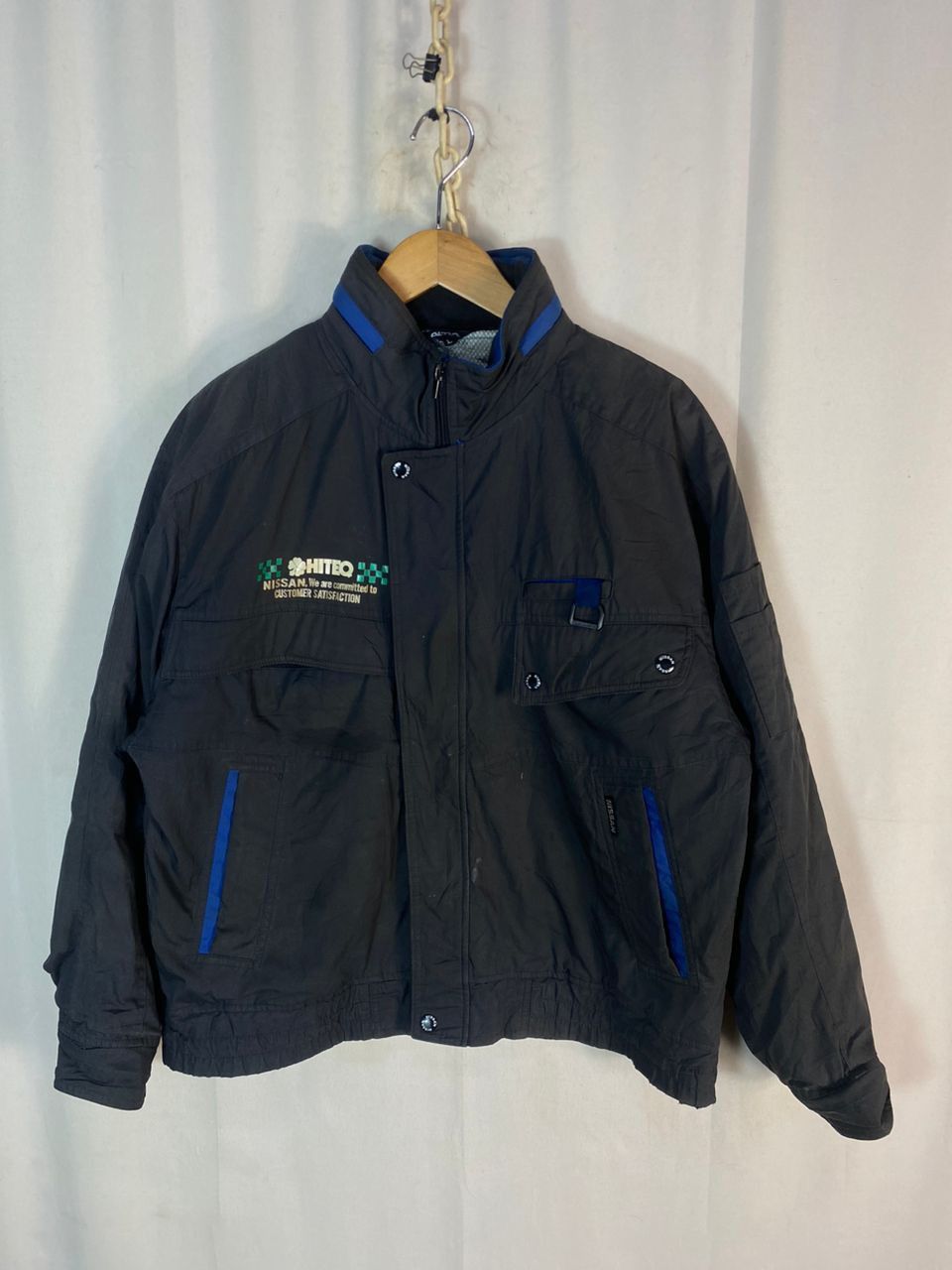 Nissan zipper jacket hidden hoodie